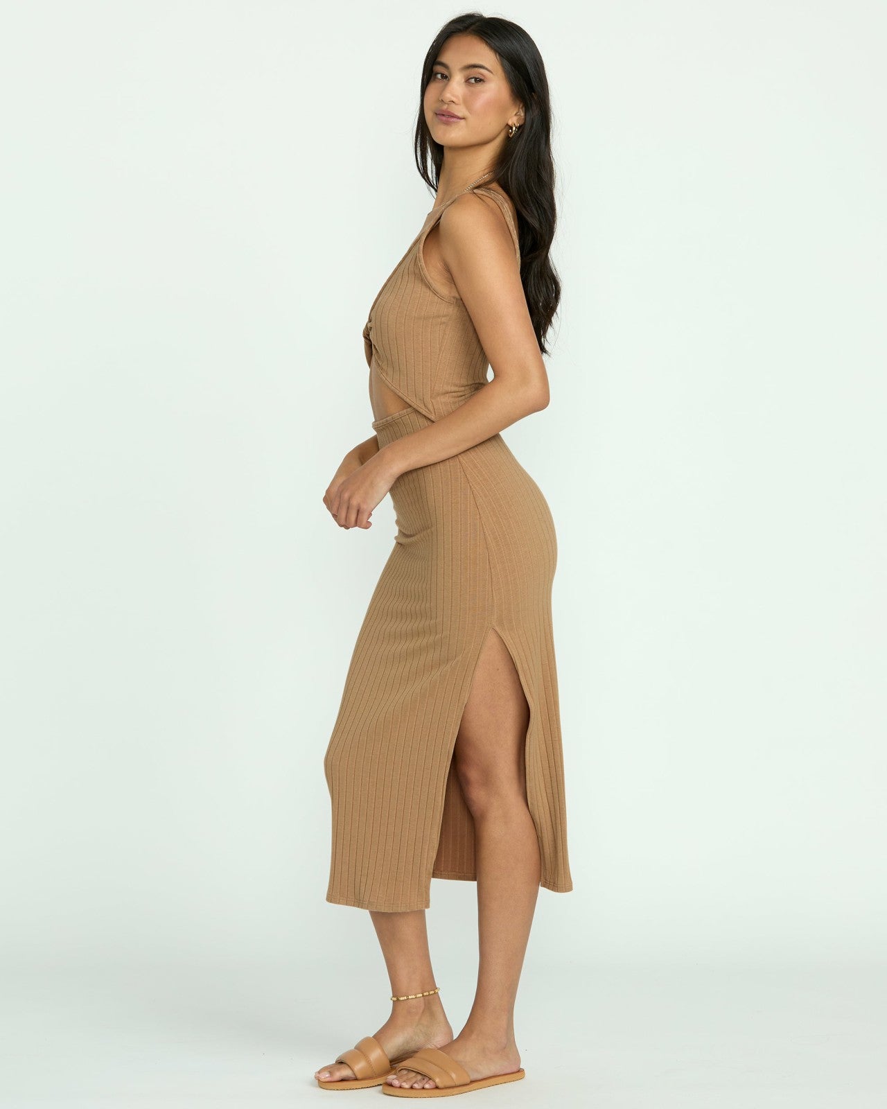 Take A Look Reversible Dress | Rose Brown Billabong