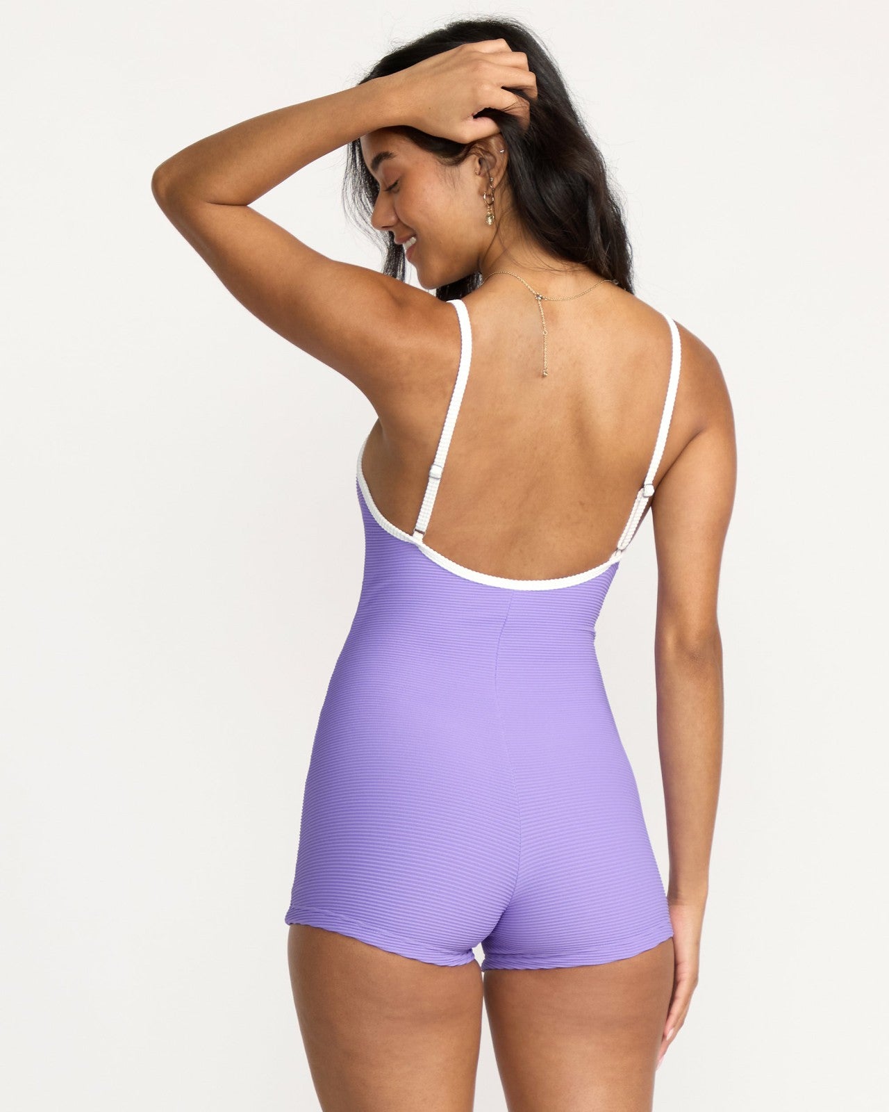 Tanlines Retro Tank Surfsuit | Purple Punch Billabong