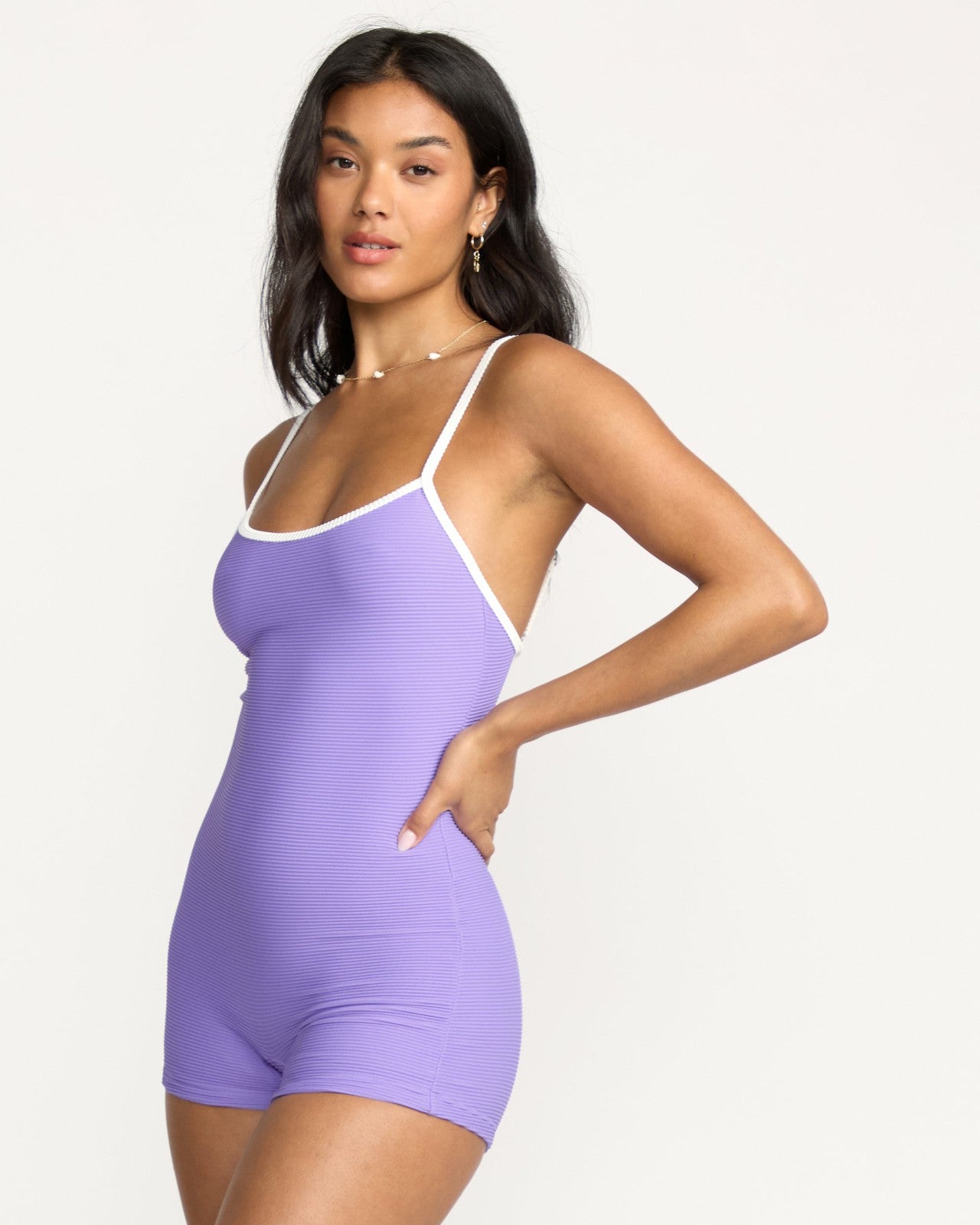 Tanlines Retro Tank Surfsuit | Purple Punch Billabong