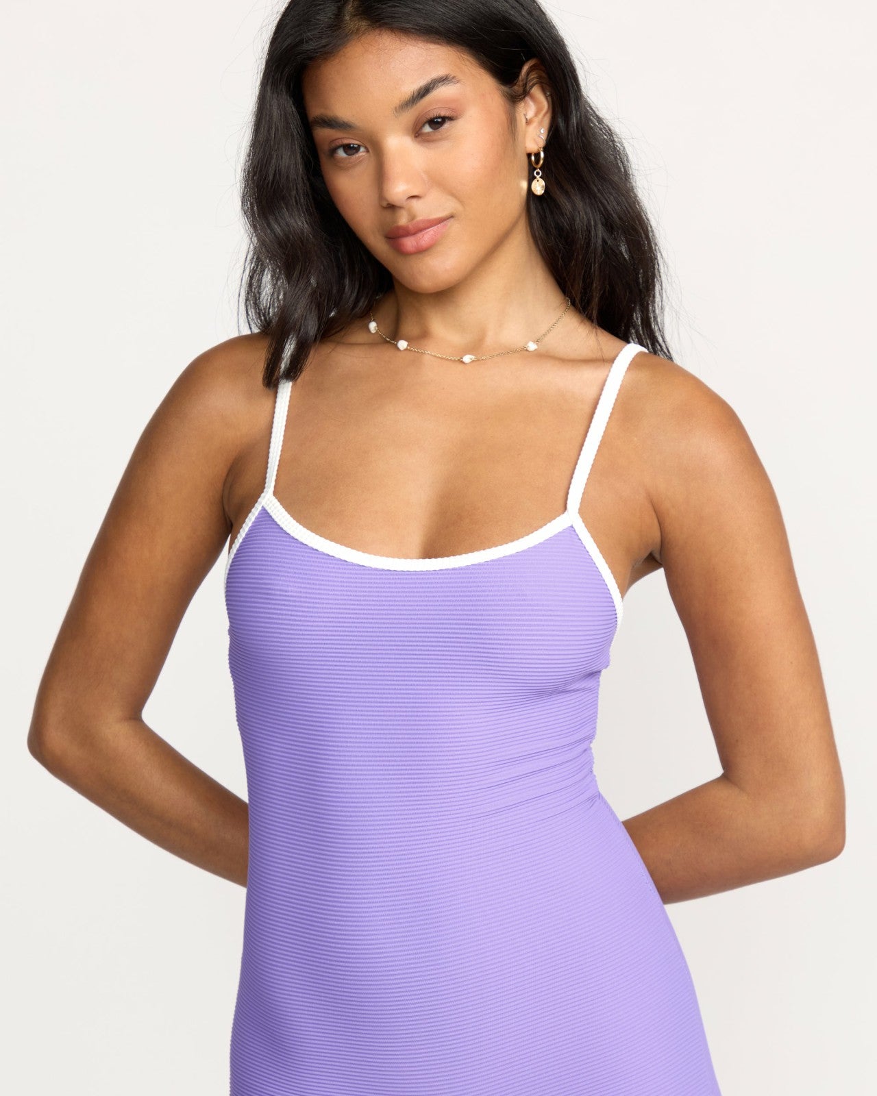 Tanlines Retro Tank Surfsuit | Purple Punch Billabong