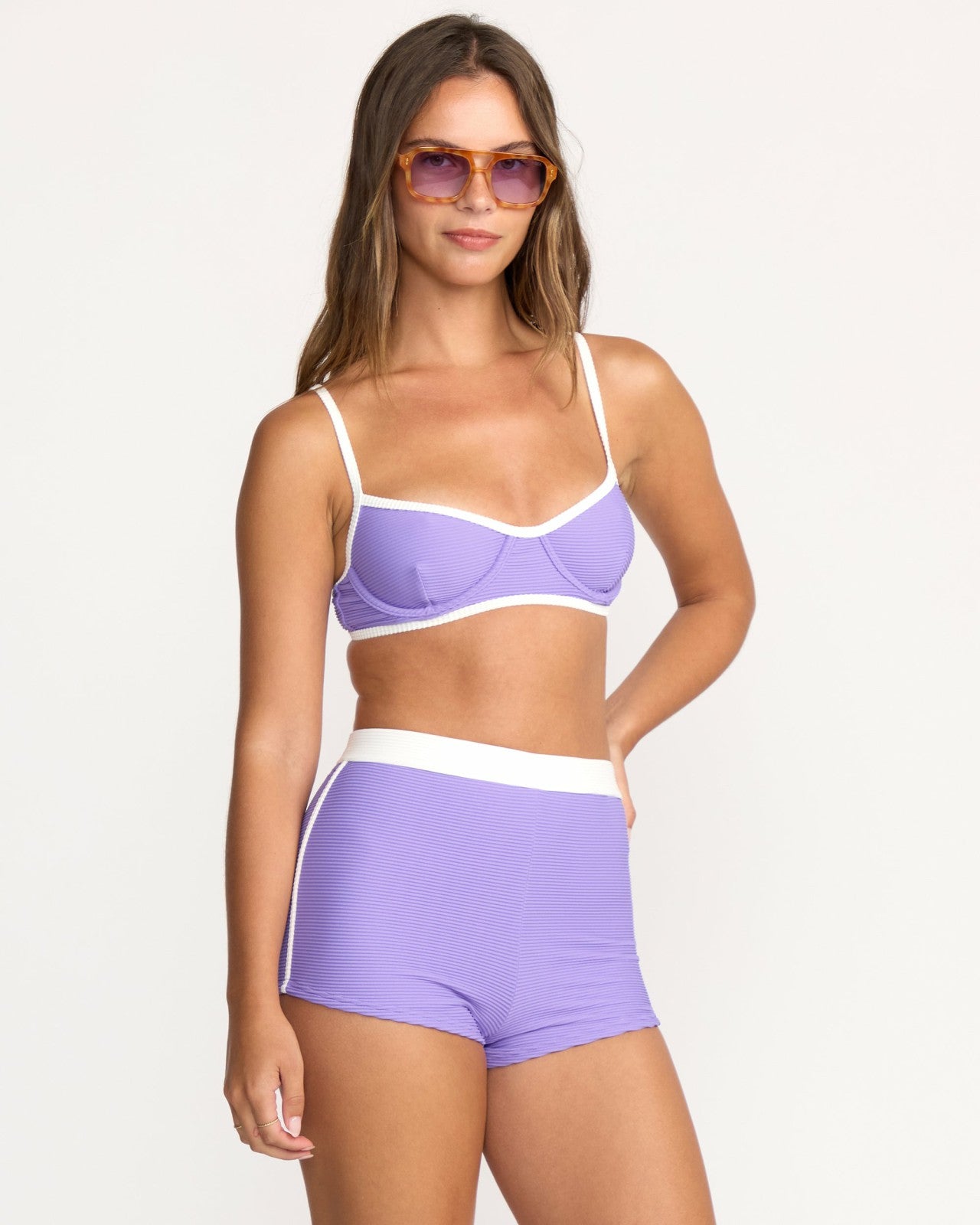 Tanlines Tami Underwire Bikini Top | Purple Punch Billabong