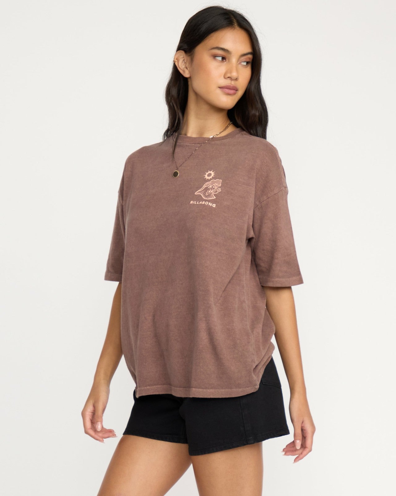 The Great Waves T-Shirt | Espresso Billabong