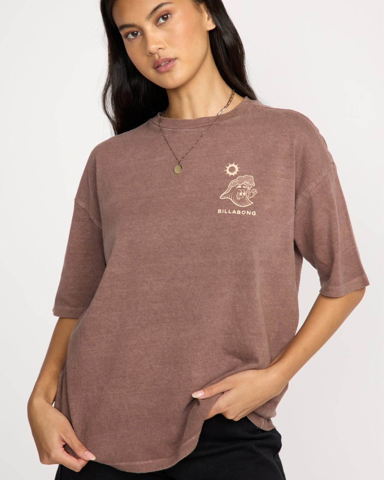 The Great Waves T-Shirt | Espresso Billabong