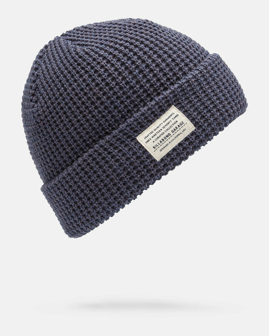 The Label Garage Beanie | Aged Indigo Billabong
