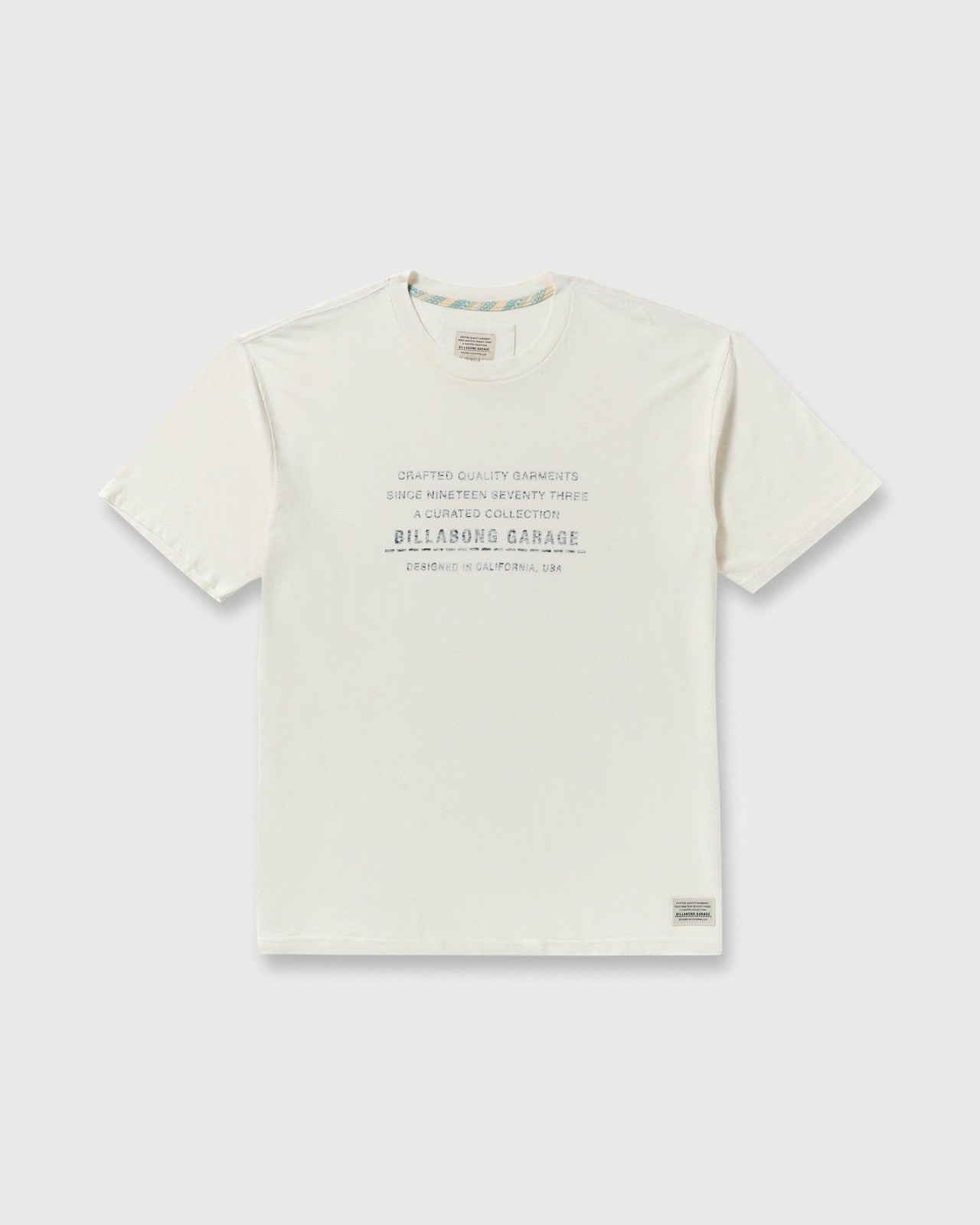 The Label Garage Regular Short Sleeve T-Shirt | Off White Billabong