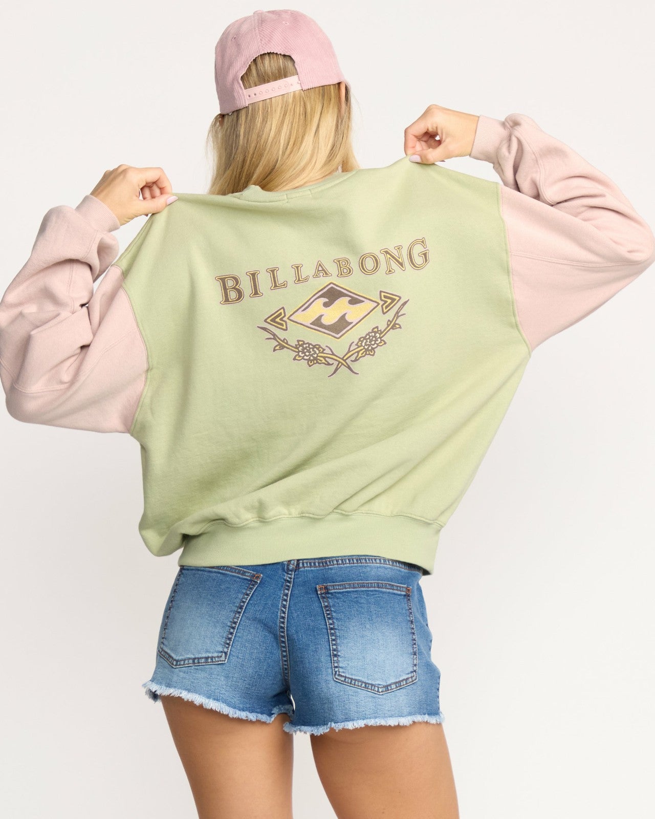 The Original Vibes Kendal Crewneck Sweatshirt | Pistachio Billabong