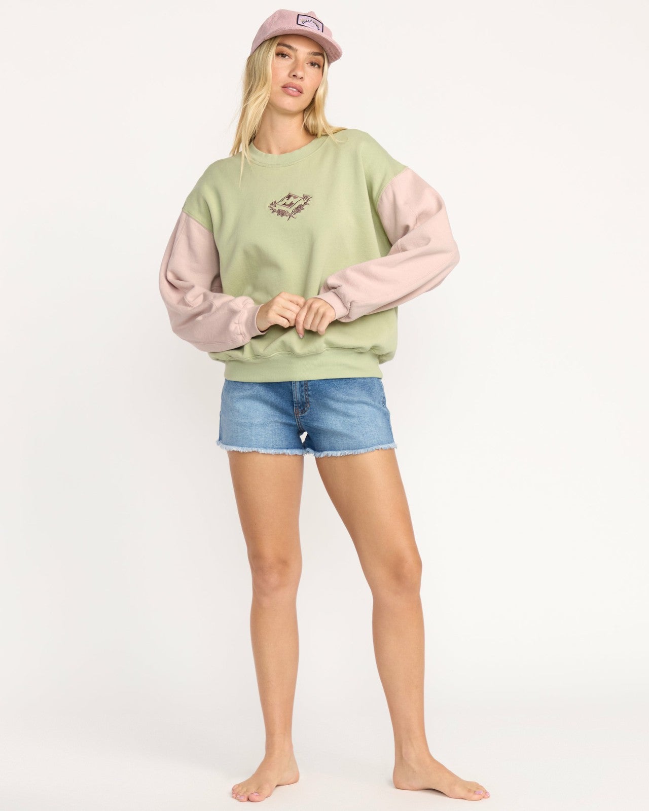 The Original Vibes Kendal Crewneck Sweatshirt | Pistachio Billabong