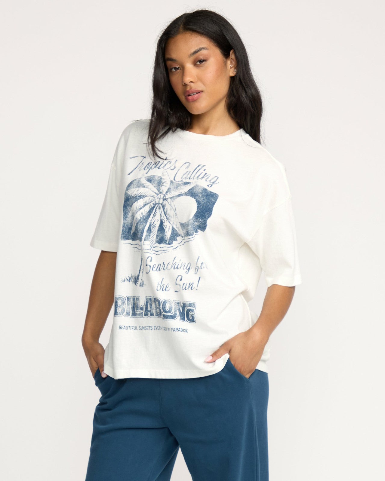 This Sunny Time T-Shirt | Salt Crystal Billabong