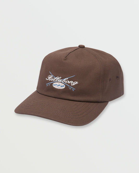 Throwback Strapback Hat | Brown Billabong