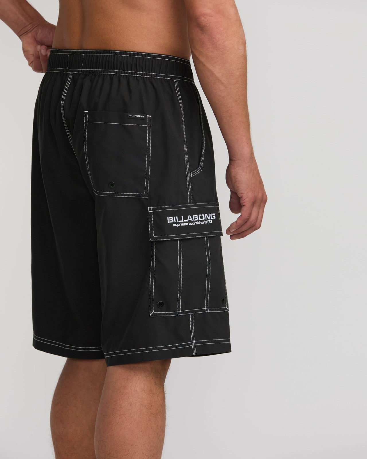 Throw On Laybacks 21" Trunks | Black Billabong