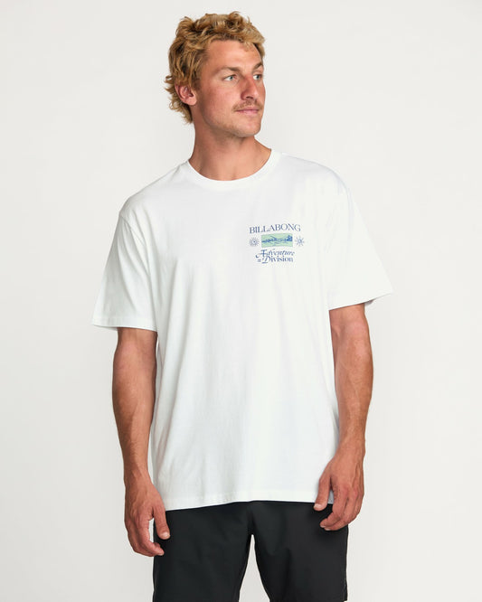 Tidel Research A/Div Tee | White Billabong