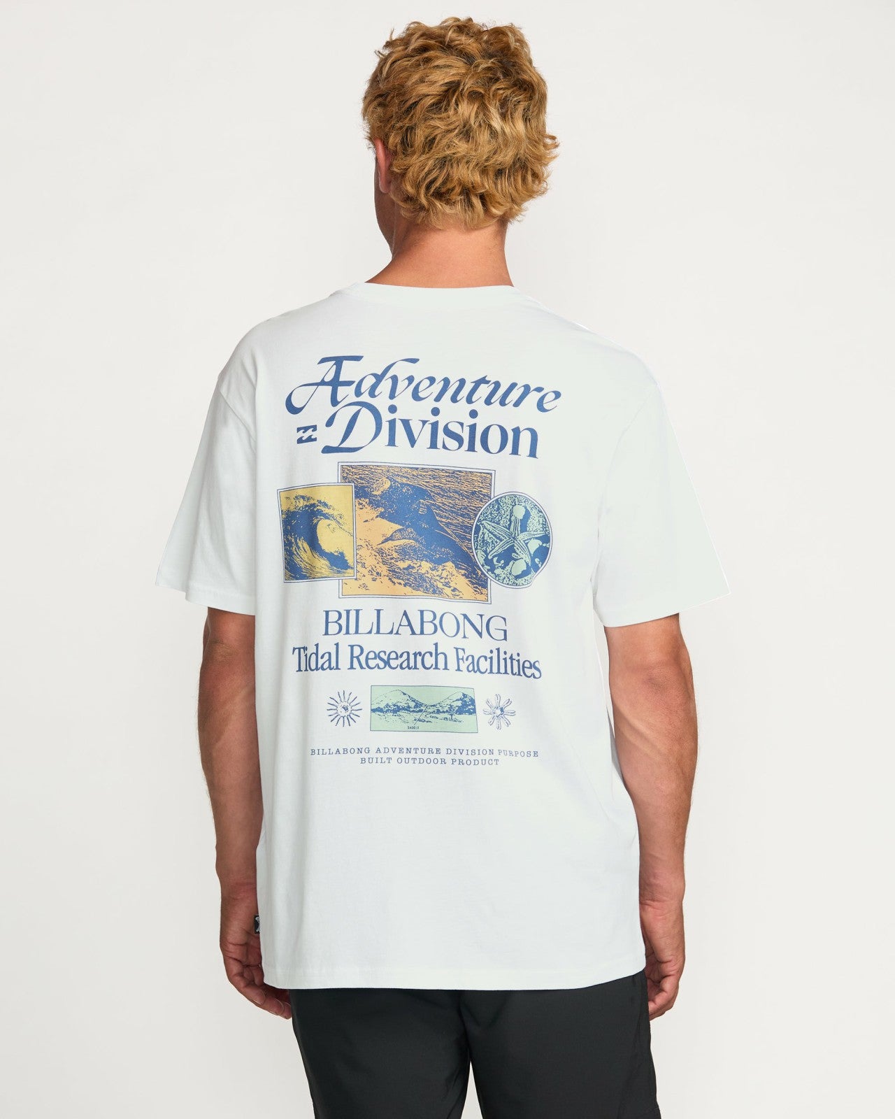 Tidel Research A/Div Tee | White Billabong