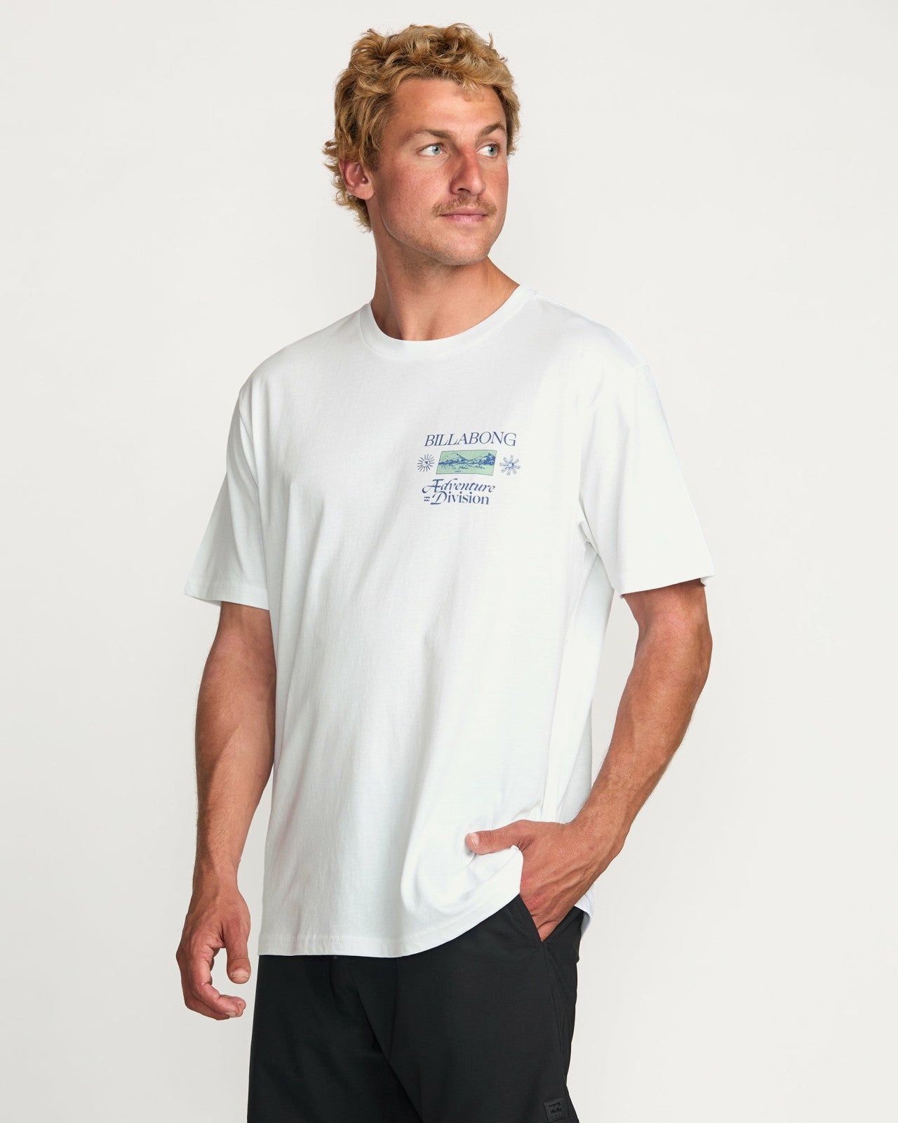 Tidel Research A/Div Tee | White Billabong