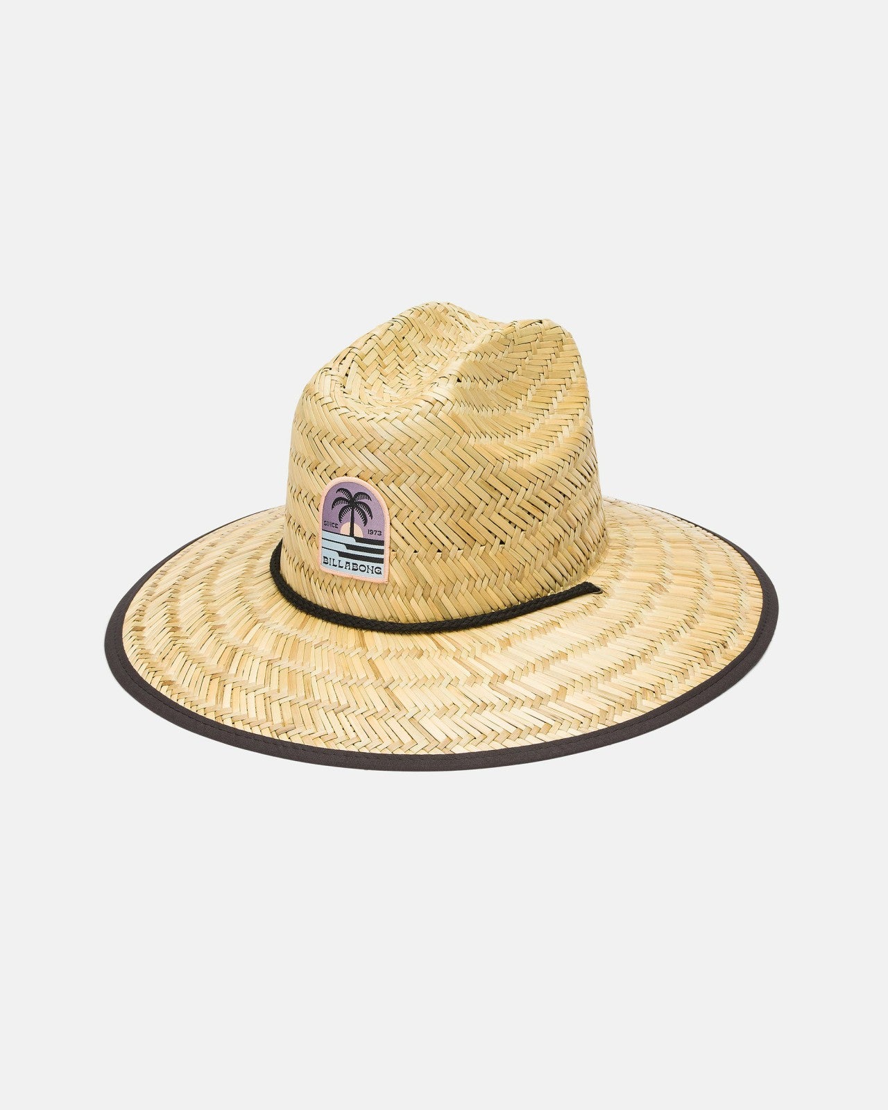 Tides Patch Straw Hat | Black Multi Billabong