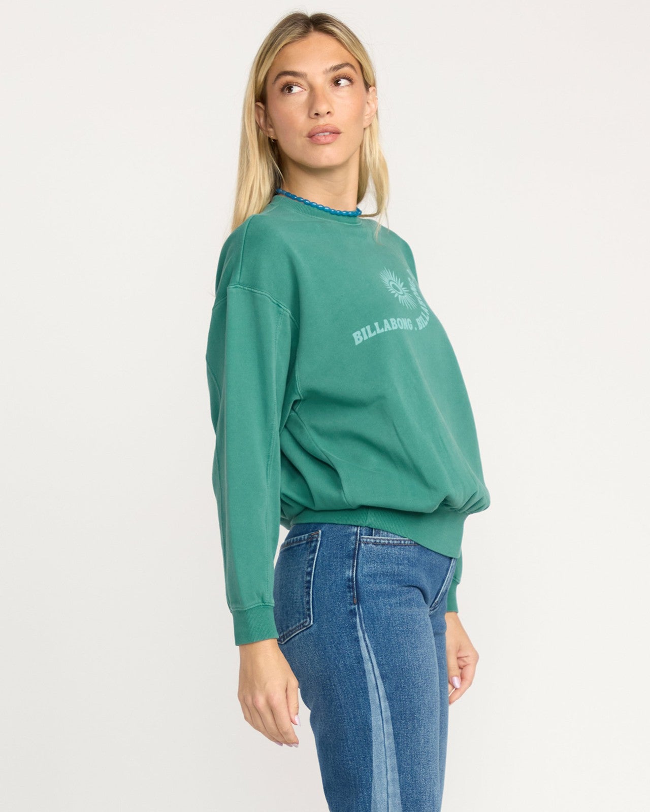 Time For Kendal Crewneck Sweatshirt | Evergreen Billabong