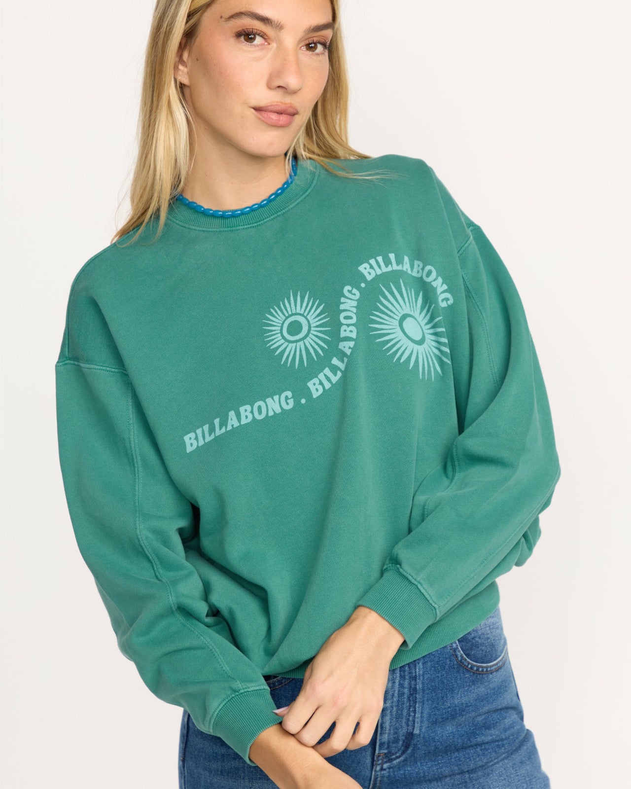 Time For Kendal Crewneck Sweatshirt | Evergreen Billabong