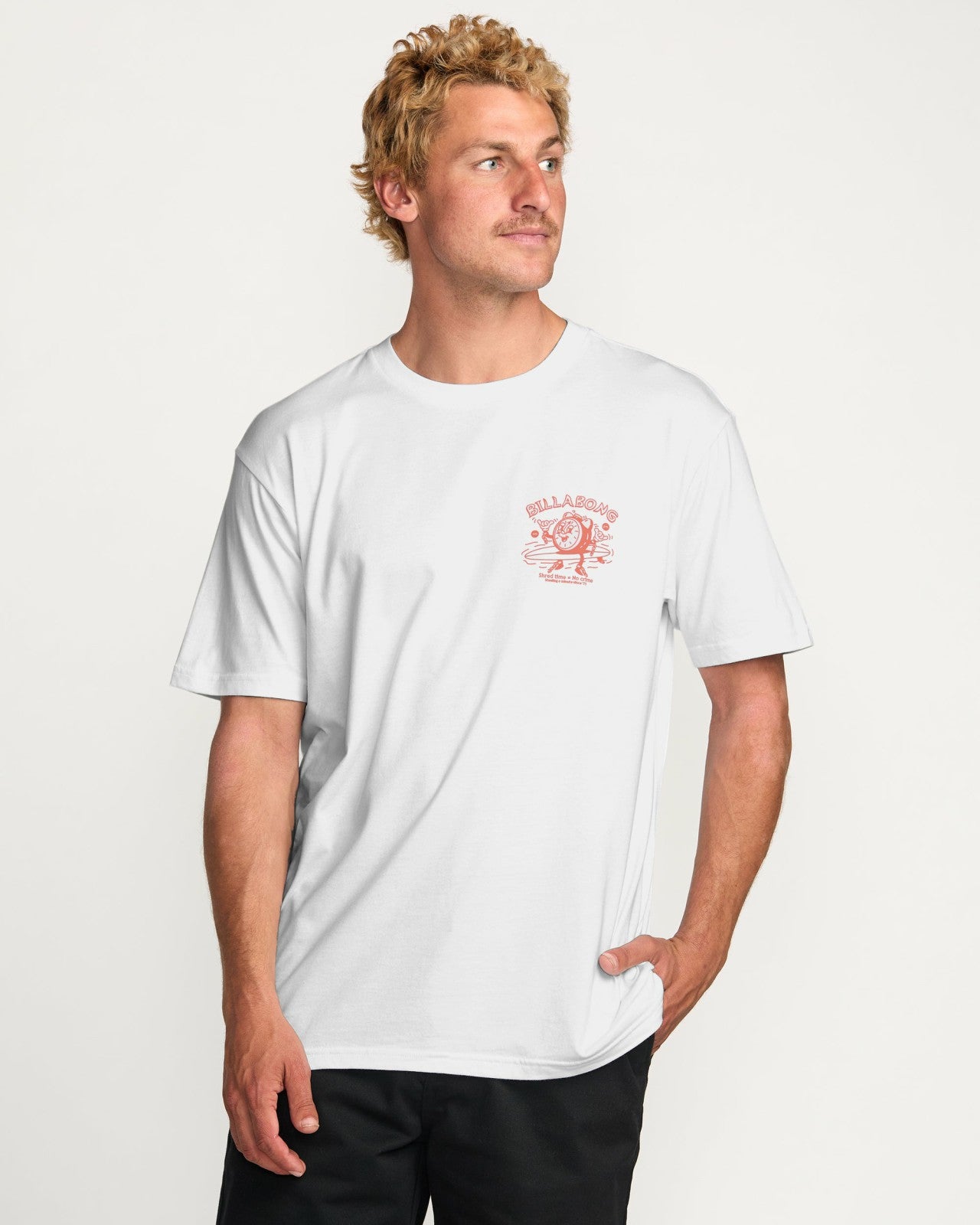 Time Premium Tee | White Billabong