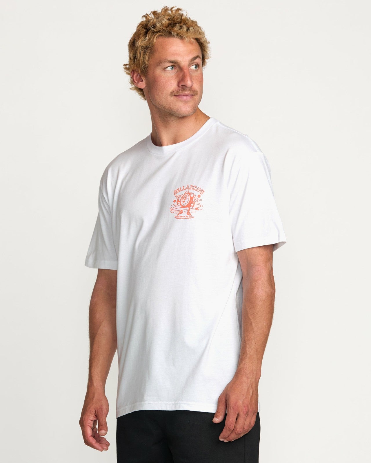 Time Premium Tee | White Billabong