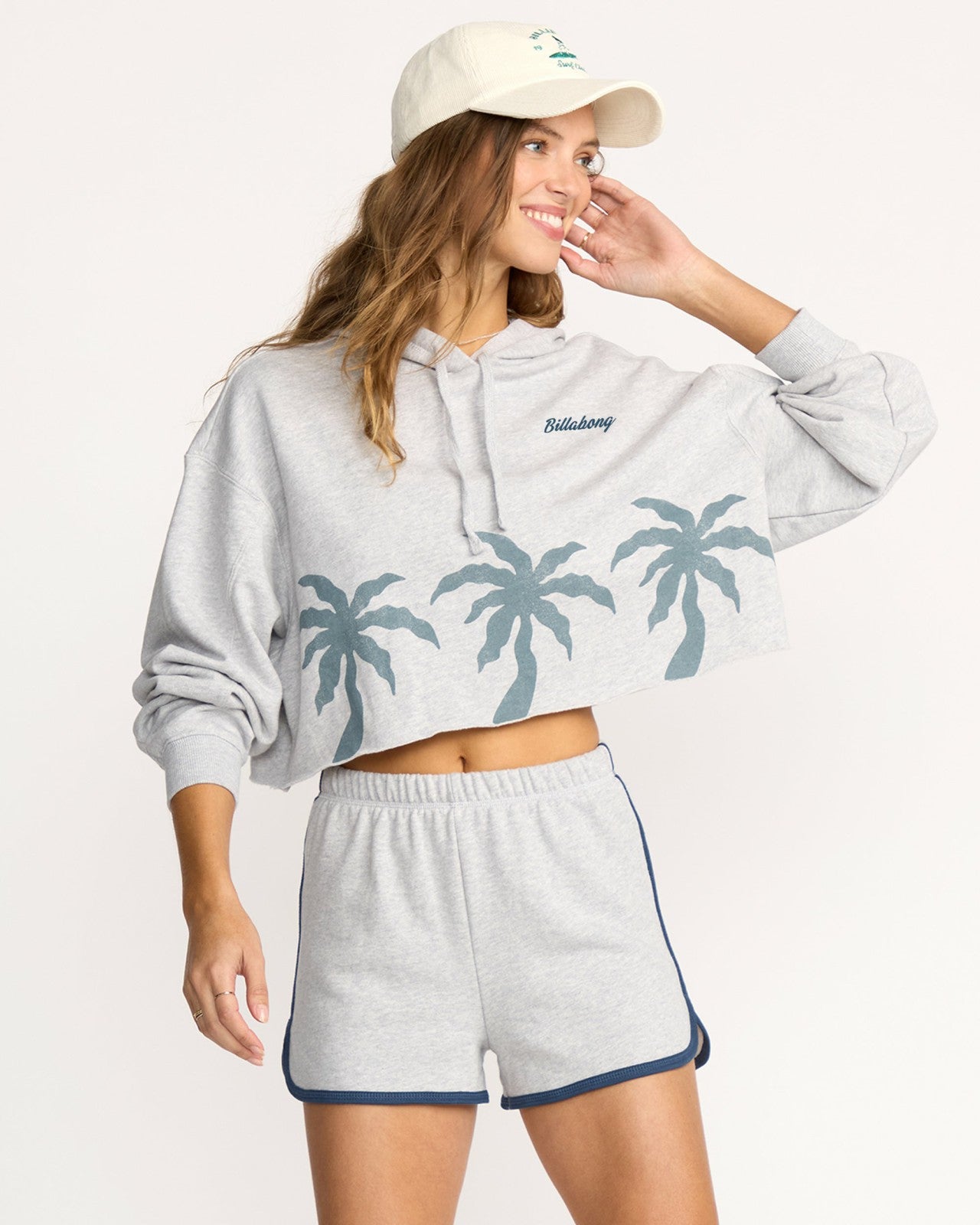 Triple Palms Dolphin Shorts | Heather Grey Billabong