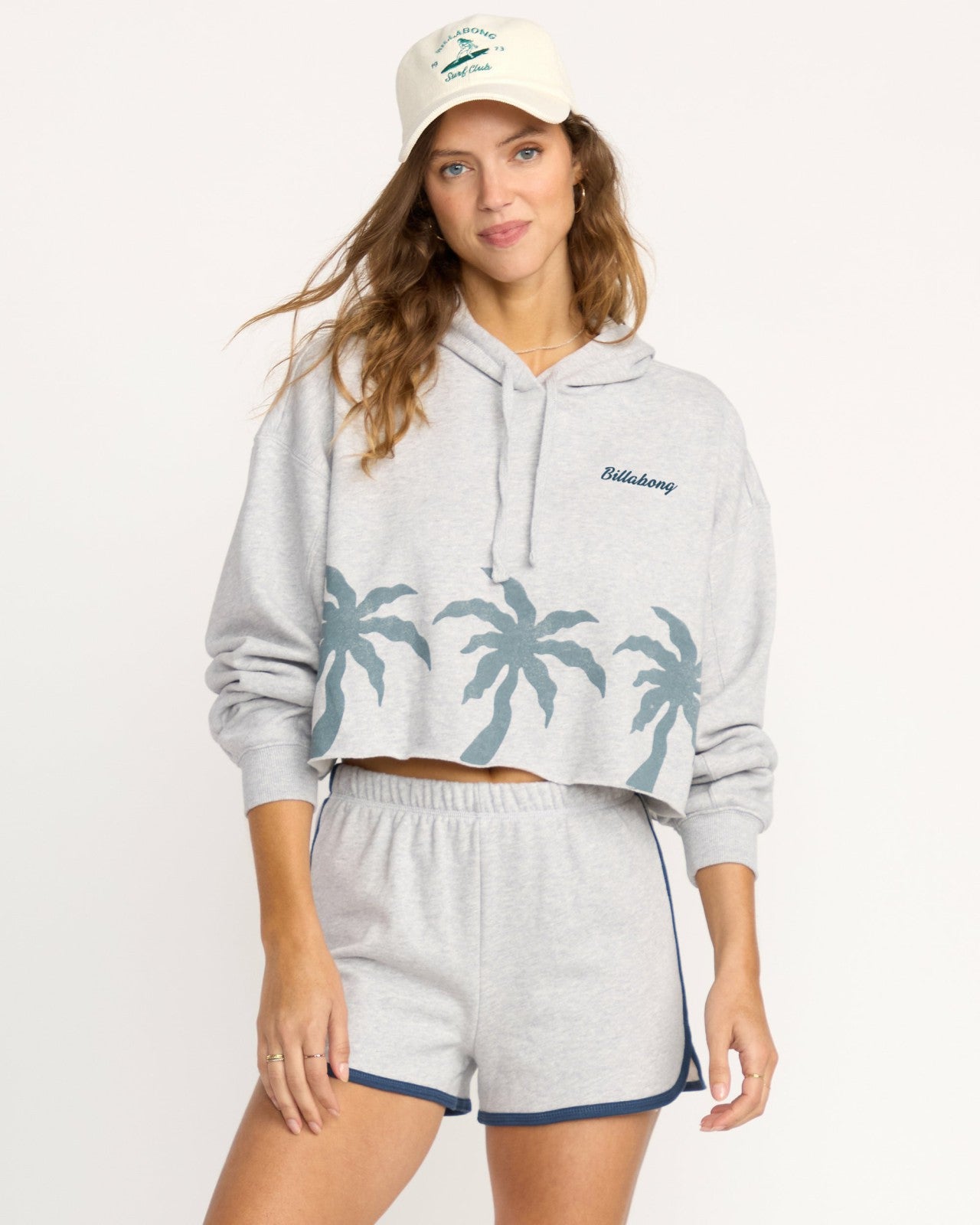 Triple Palms Hoodie | Heather Grey Billabong