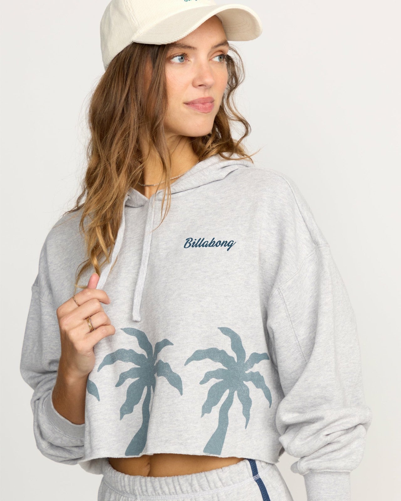Triple Palms Hoodie | Heather Grey Billabong