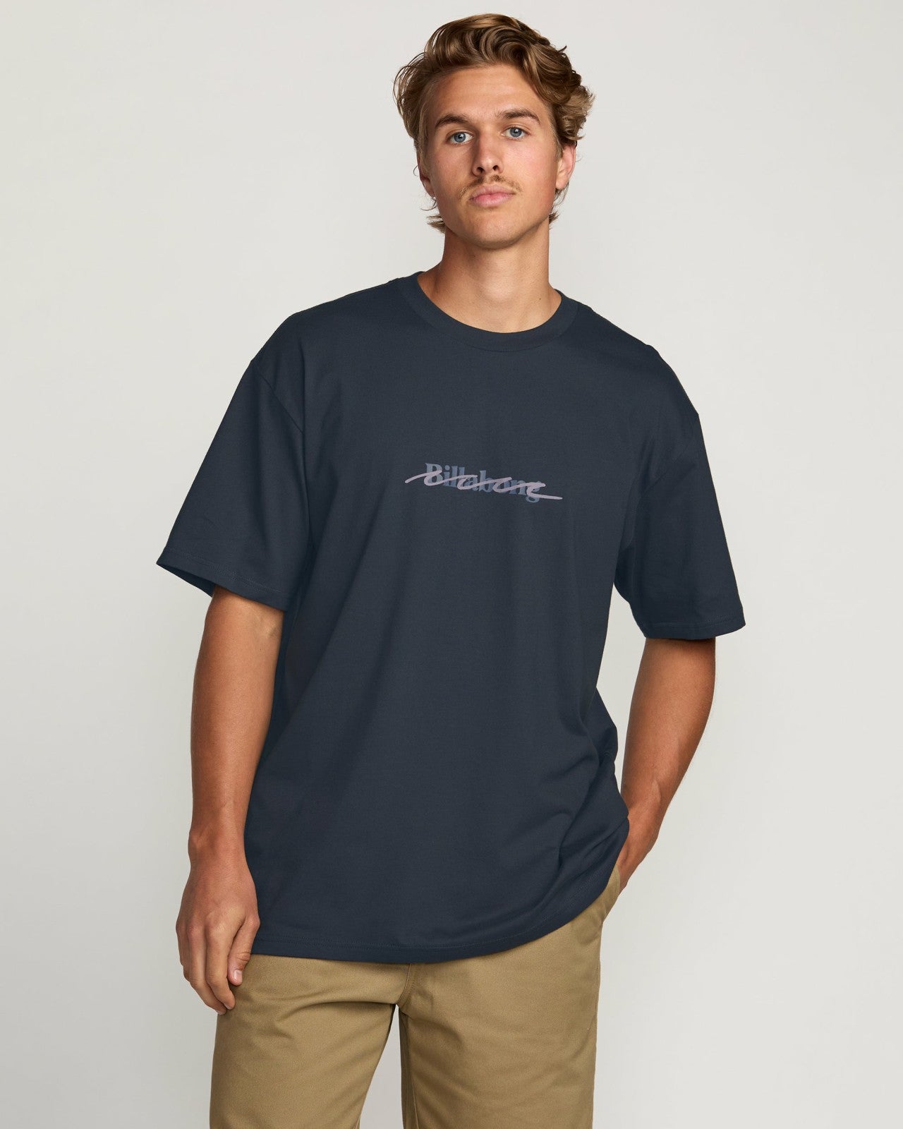 Triple Up Regular Tee | Aged Indigo Billabong