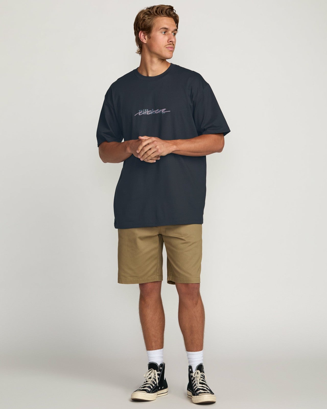 Triple Up Regular Tee | Aged Indigo Billabong
