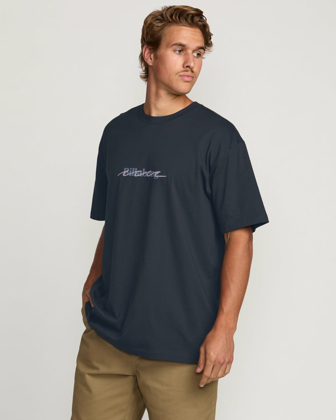 Triple Up Regular Tee | Aged Indigo Billabong