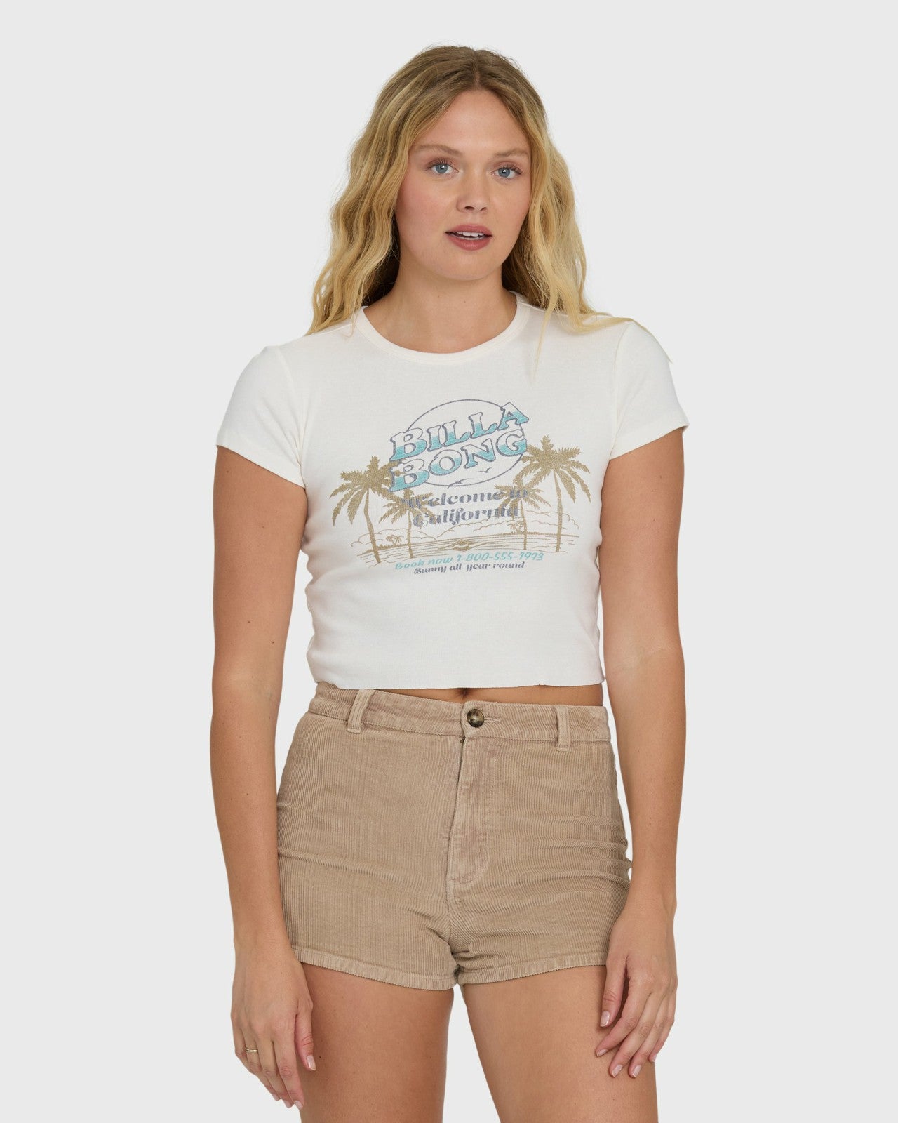 Tropics Sunset California Tee | Salt Crystal Billabong