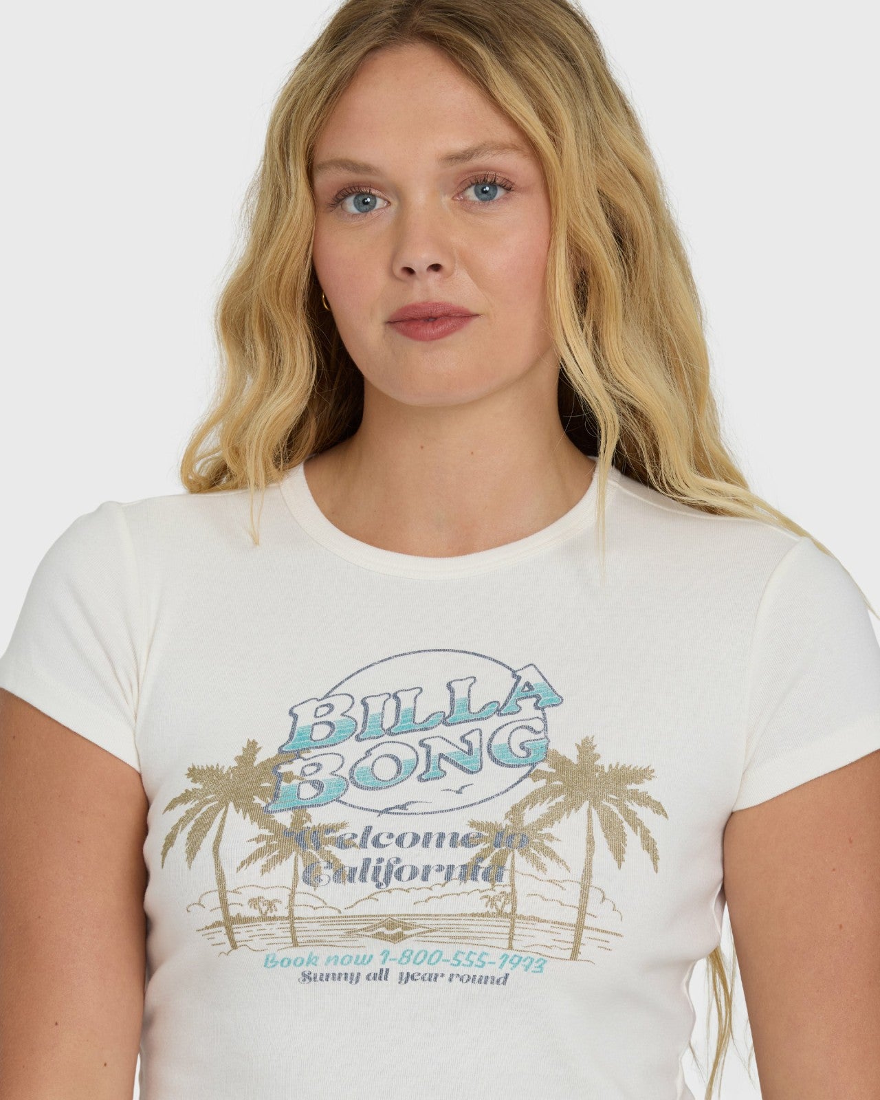 Tropics Sunset California Tee | Salt Crystal Billabong
