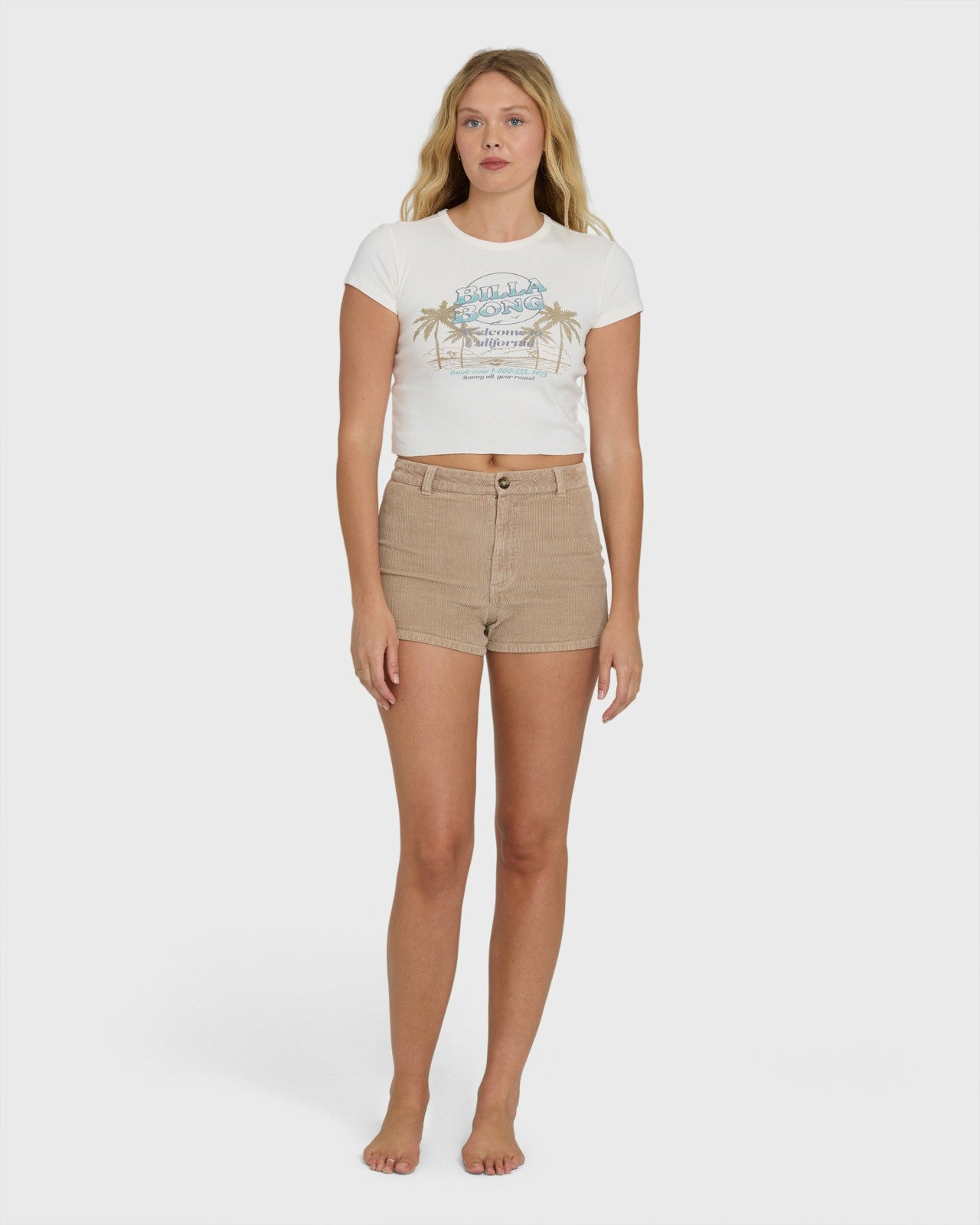 Tropics Sunset California Tee | Salt Crystal Billabong