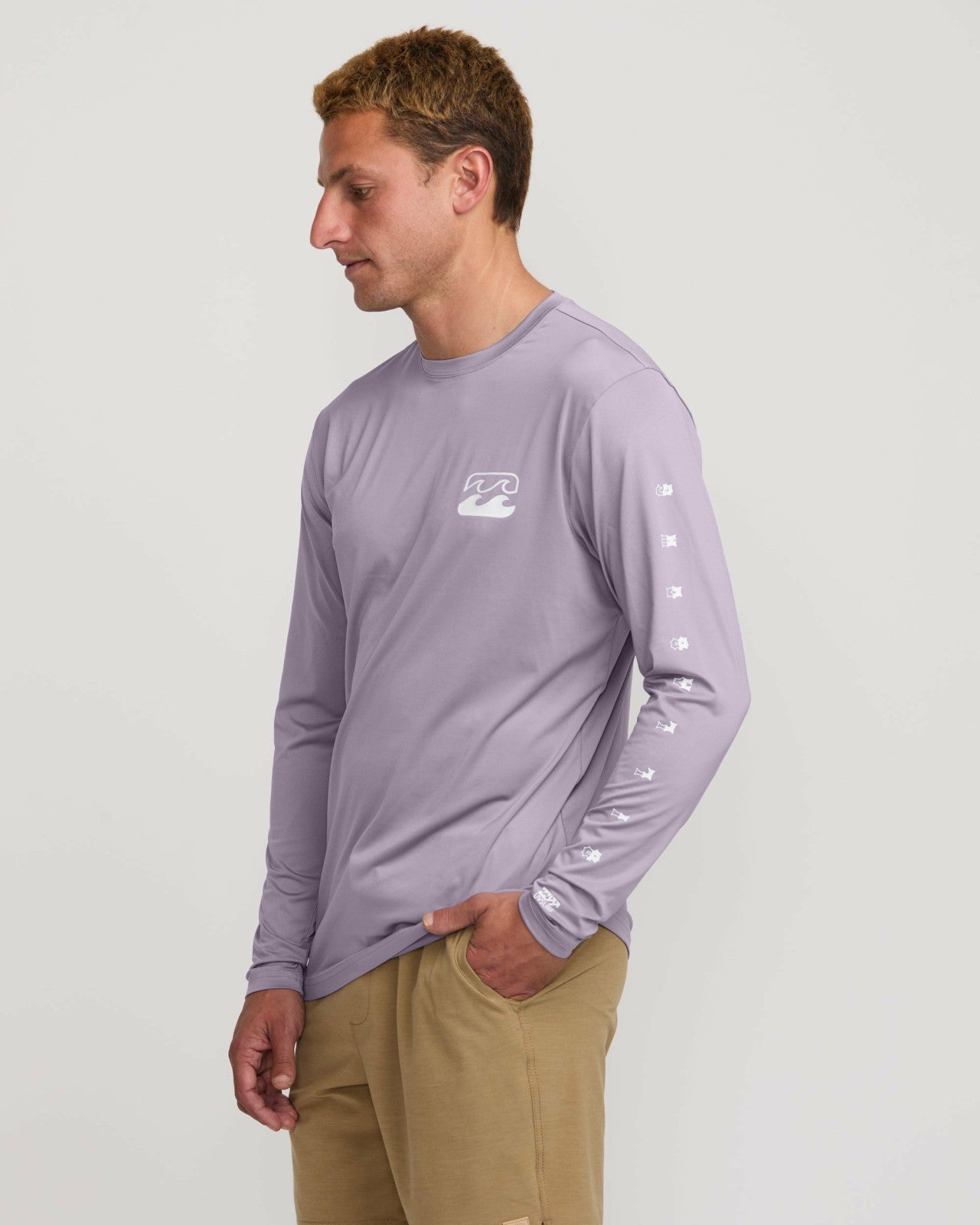 Unity Loose Fit Long Sleeve Surf Tee | Light Purple Billabong