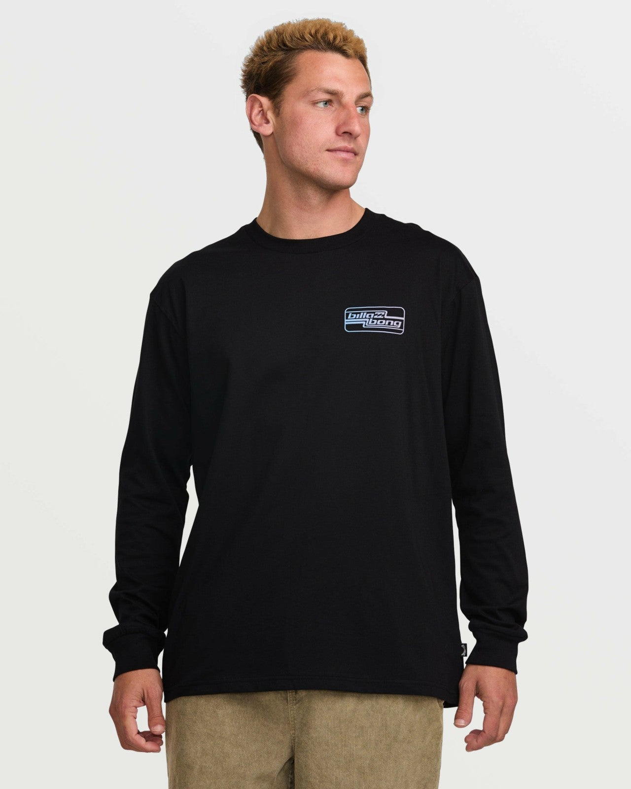 Walled Regular Long Sleeve Tee | Black Billabong