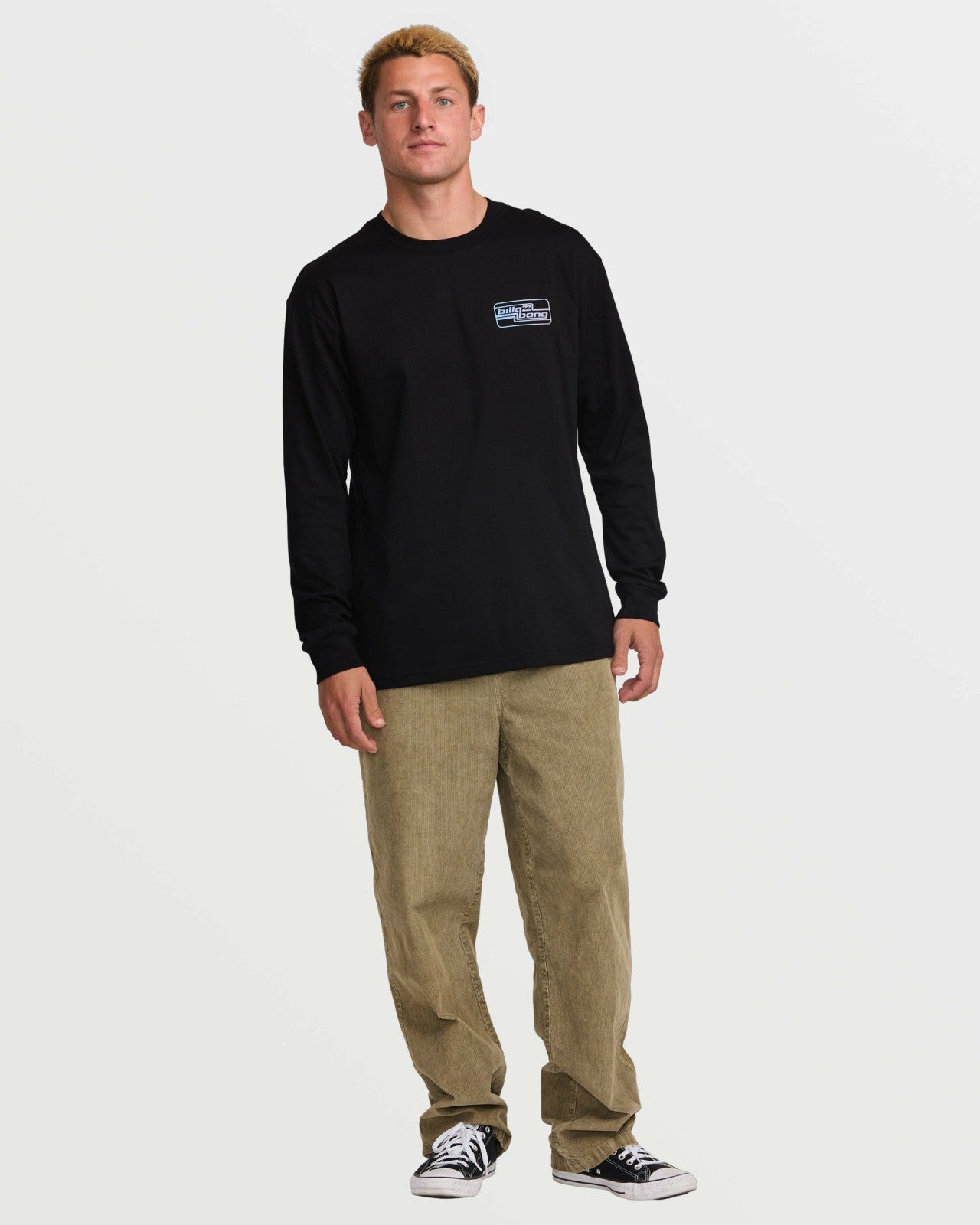 Walled Regular Long Sleeve Tee | Black Billabong