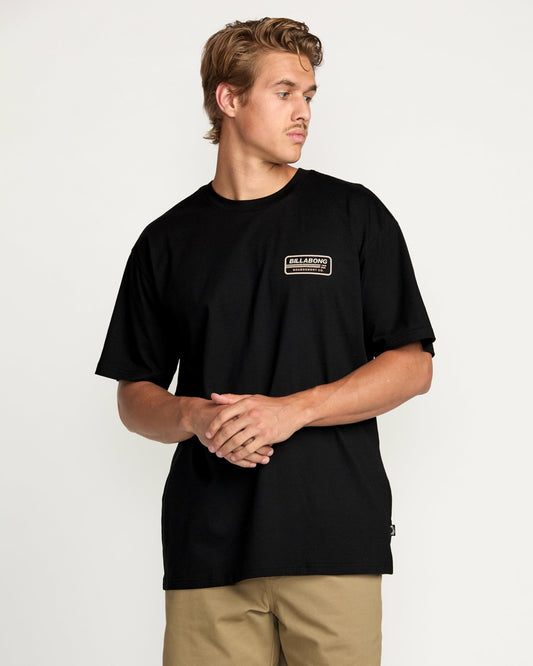 Walled Regular Tee | Black Billabong