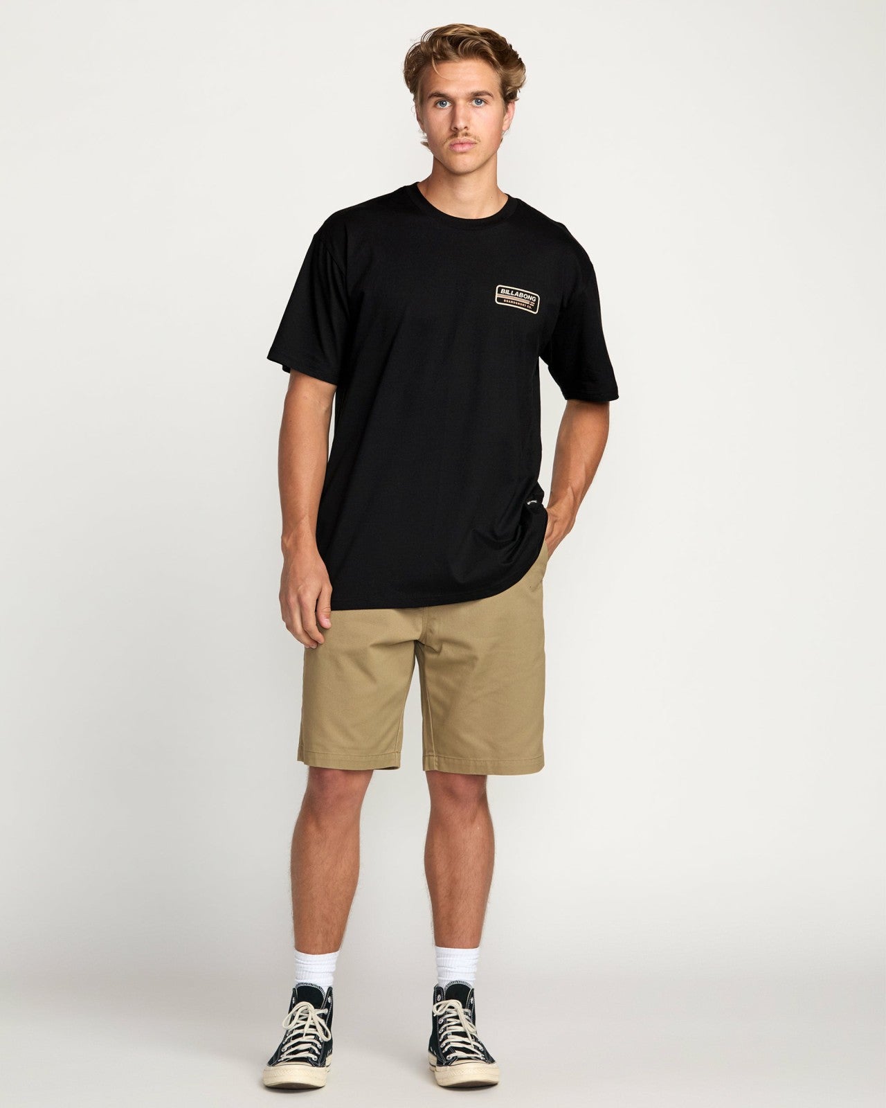 Walled Regular Tee | Black Billabong
