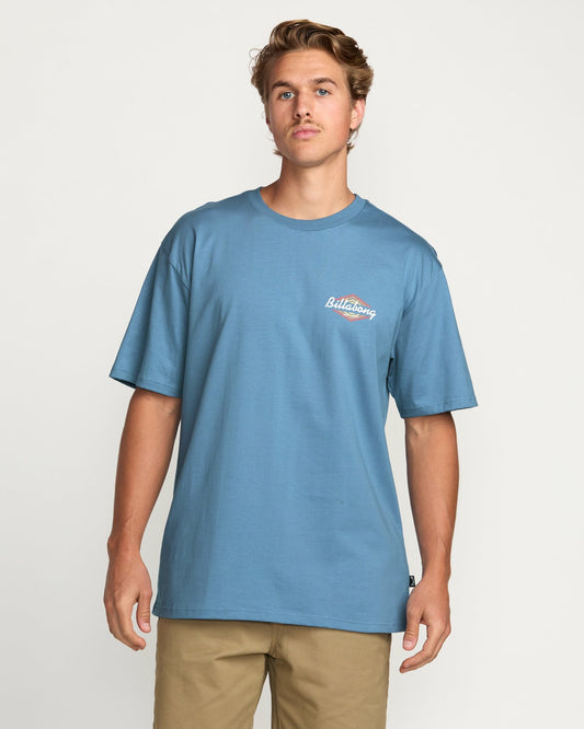 Walled Regular Tee | Carolina Blue Billabong