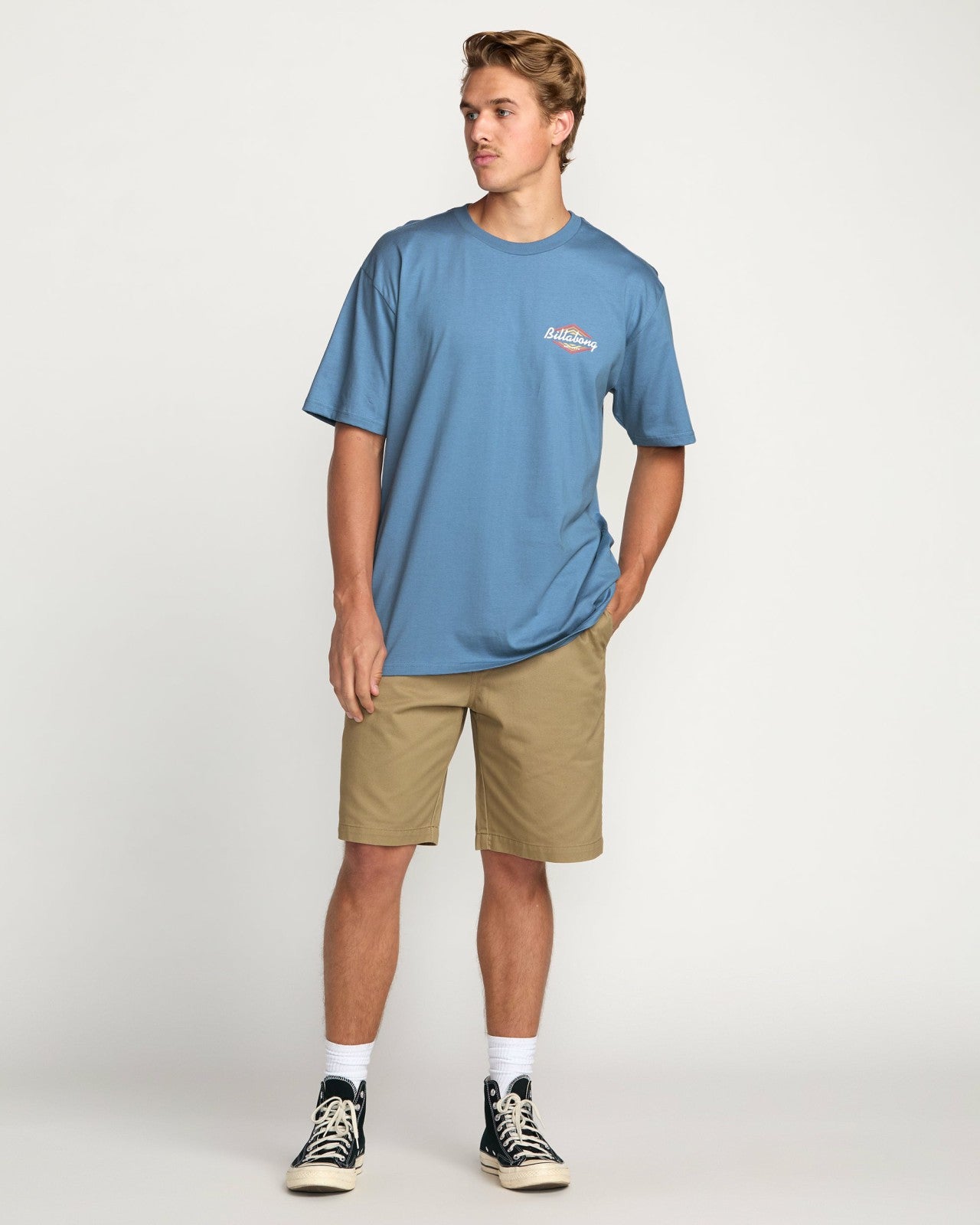 Walled Regular Tee | Carolina Blue Billabong