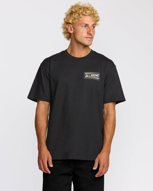 Walled Regular Short Sleeve T-Shirt | Black Billabong