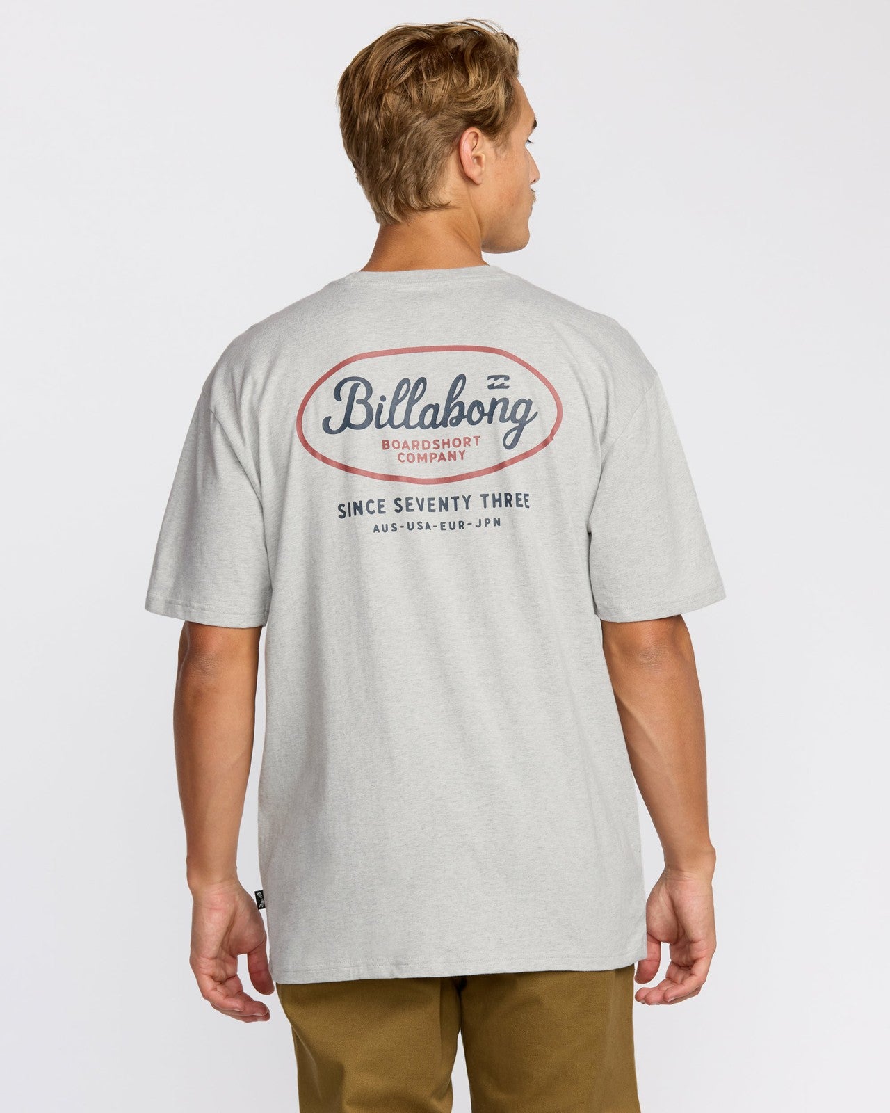 Walled Regular Short Sleeve T-Shirt | Lt Grey Htr Billabong