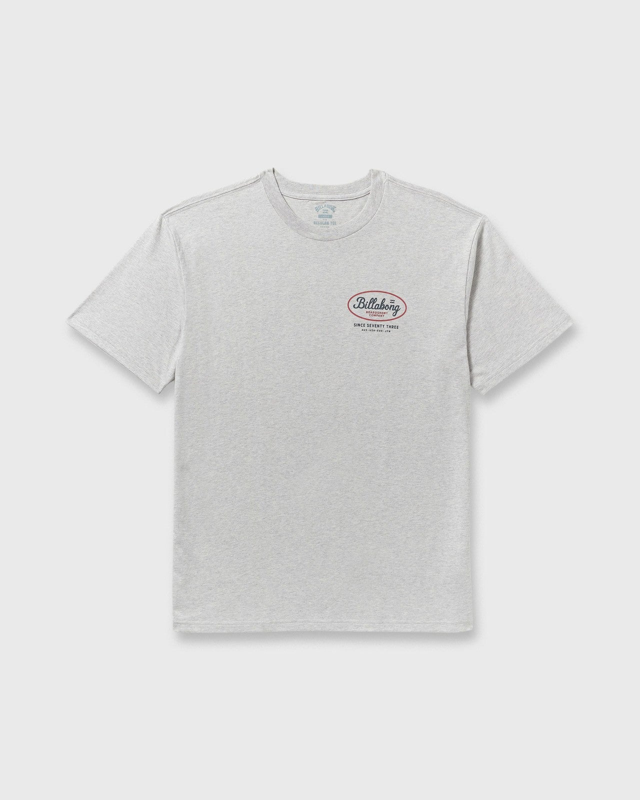 Walled Regular Short Sleeve T-Shirt | Lt Grey Htr Billabong
