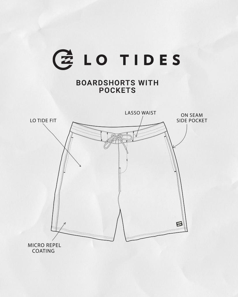 Wategos Lo Tide 19" Boardshorts | Brown Billabong