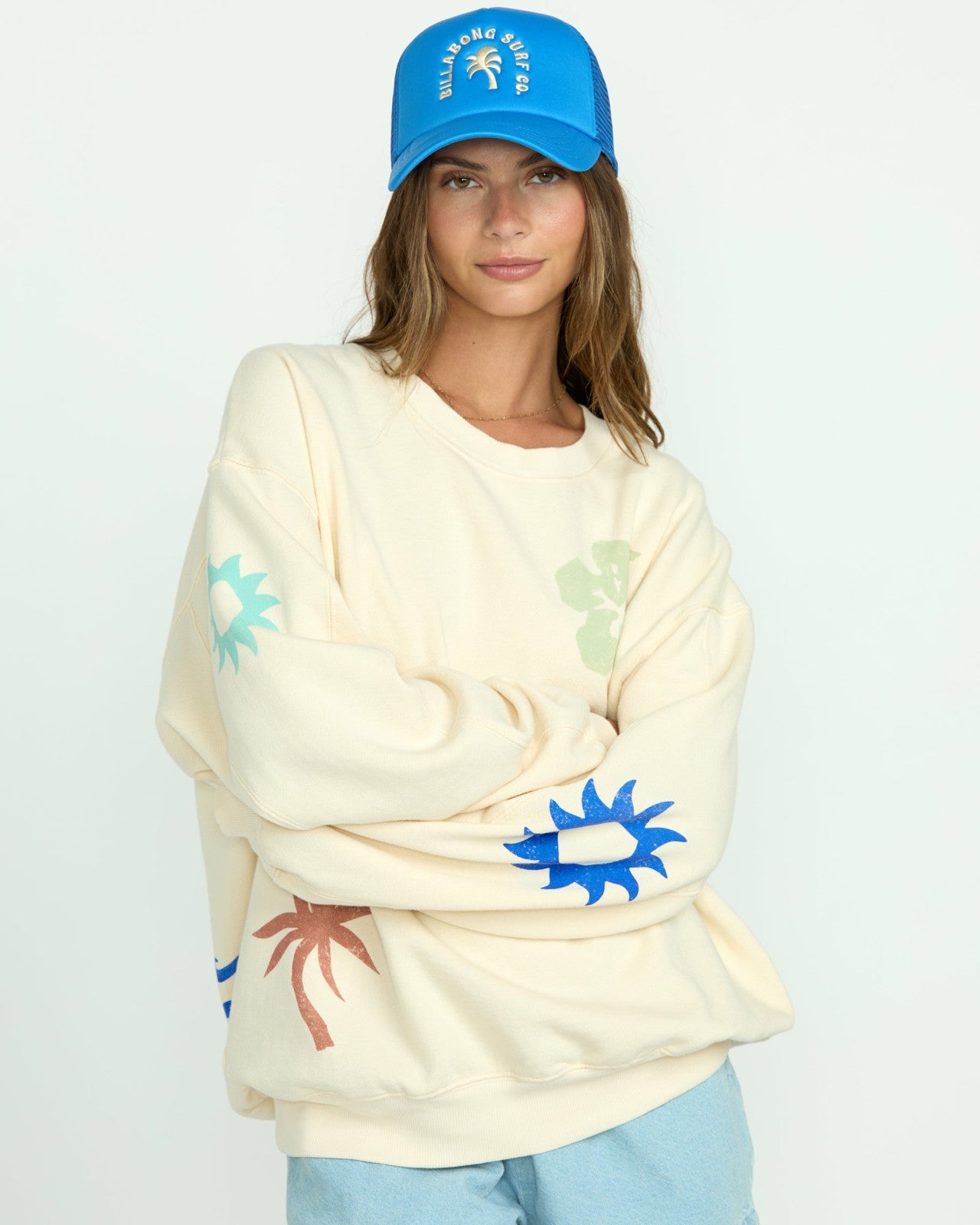 Water Signs Kendal Crewneck Sweatshirt | Whitecap Billabong