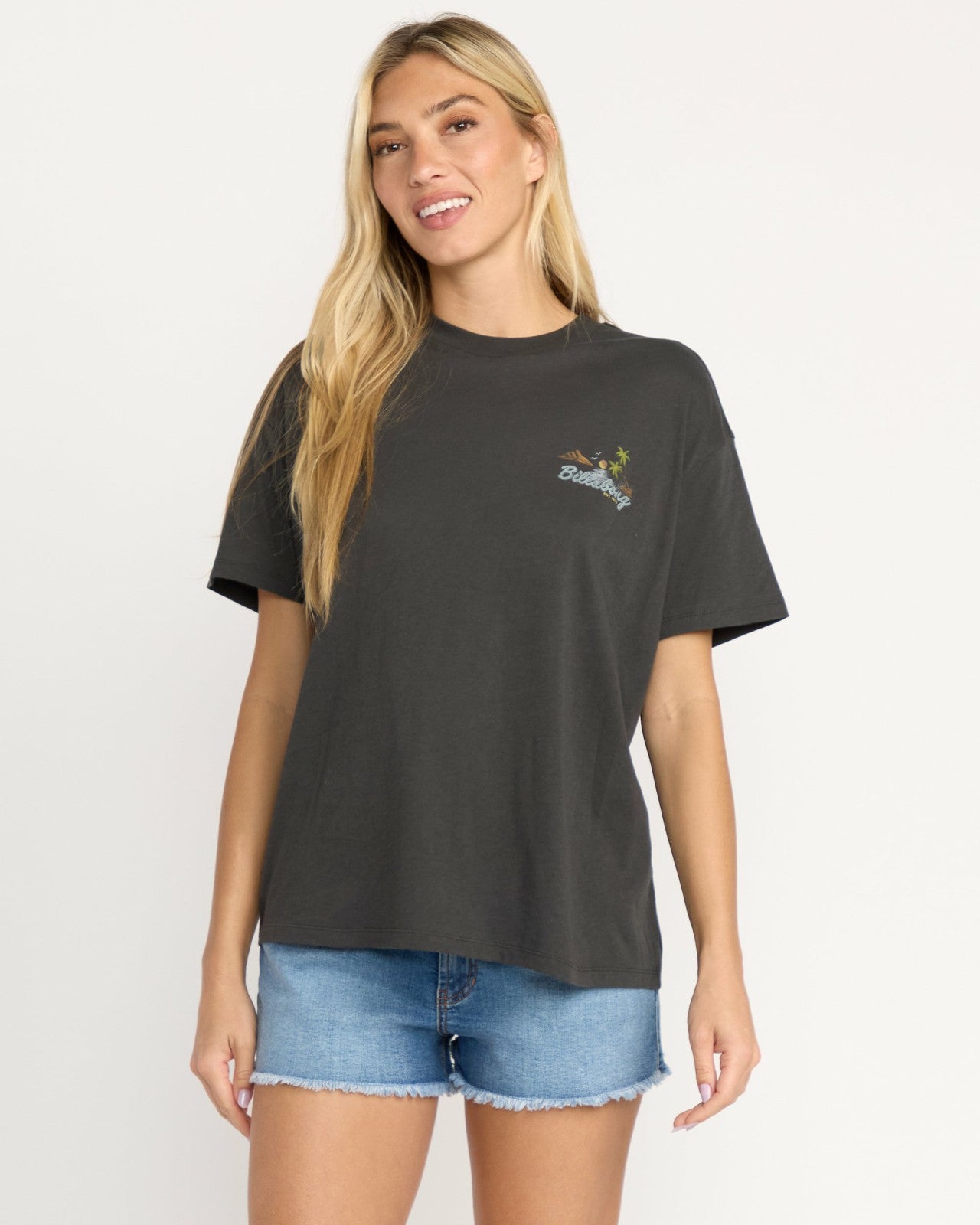 What A Vibe Tee | Off Black Billabong
