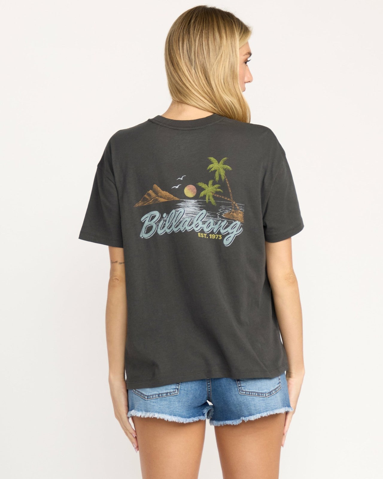 What A Vibe Tee | Off Black Billabong