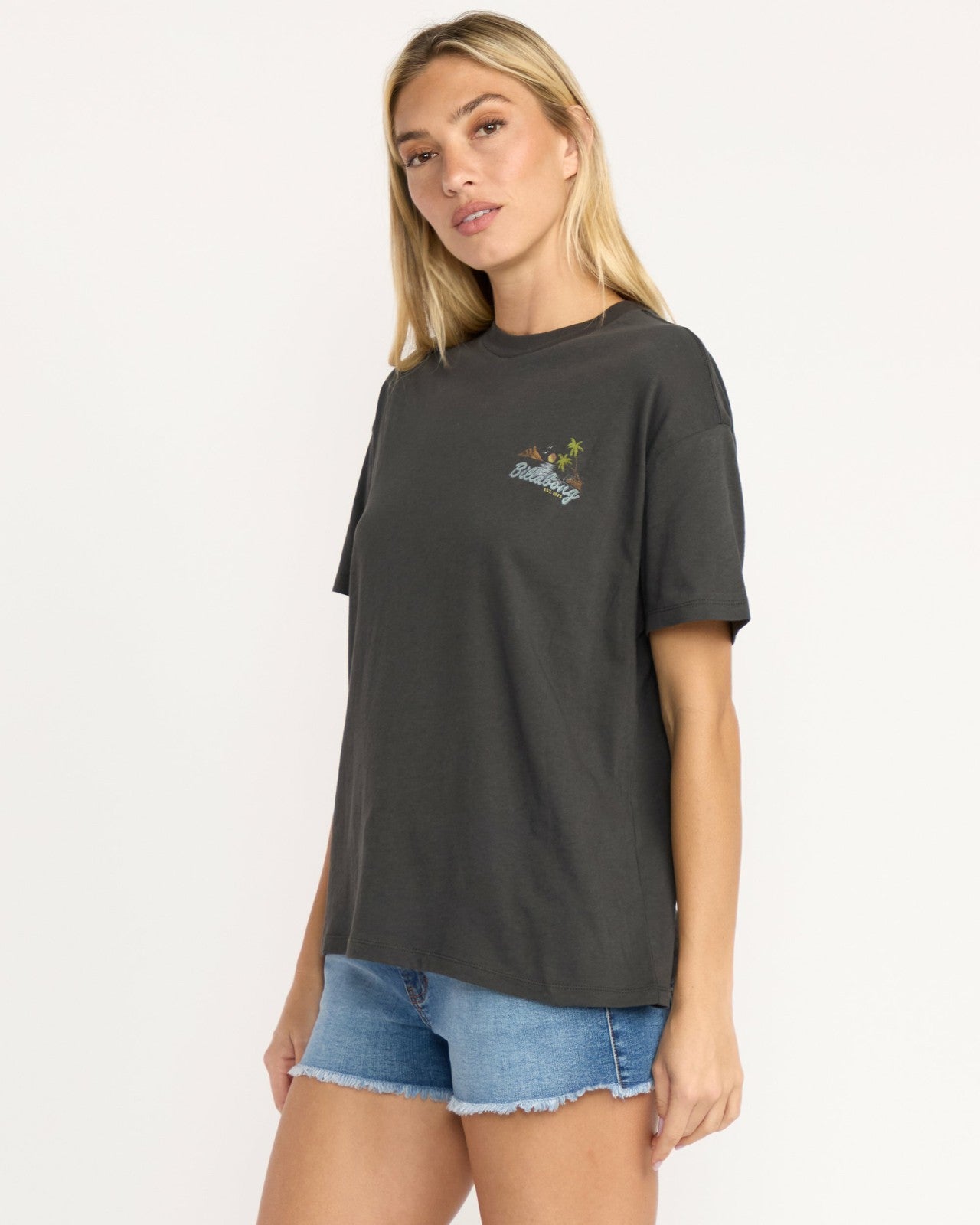 What A Vibe Tee | Off Black Billabong