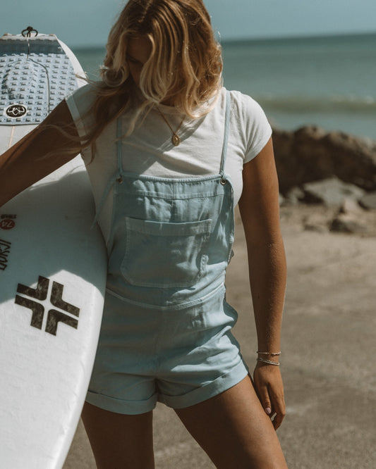 Wild Pursuit Romper | Washed Chambray Billabong