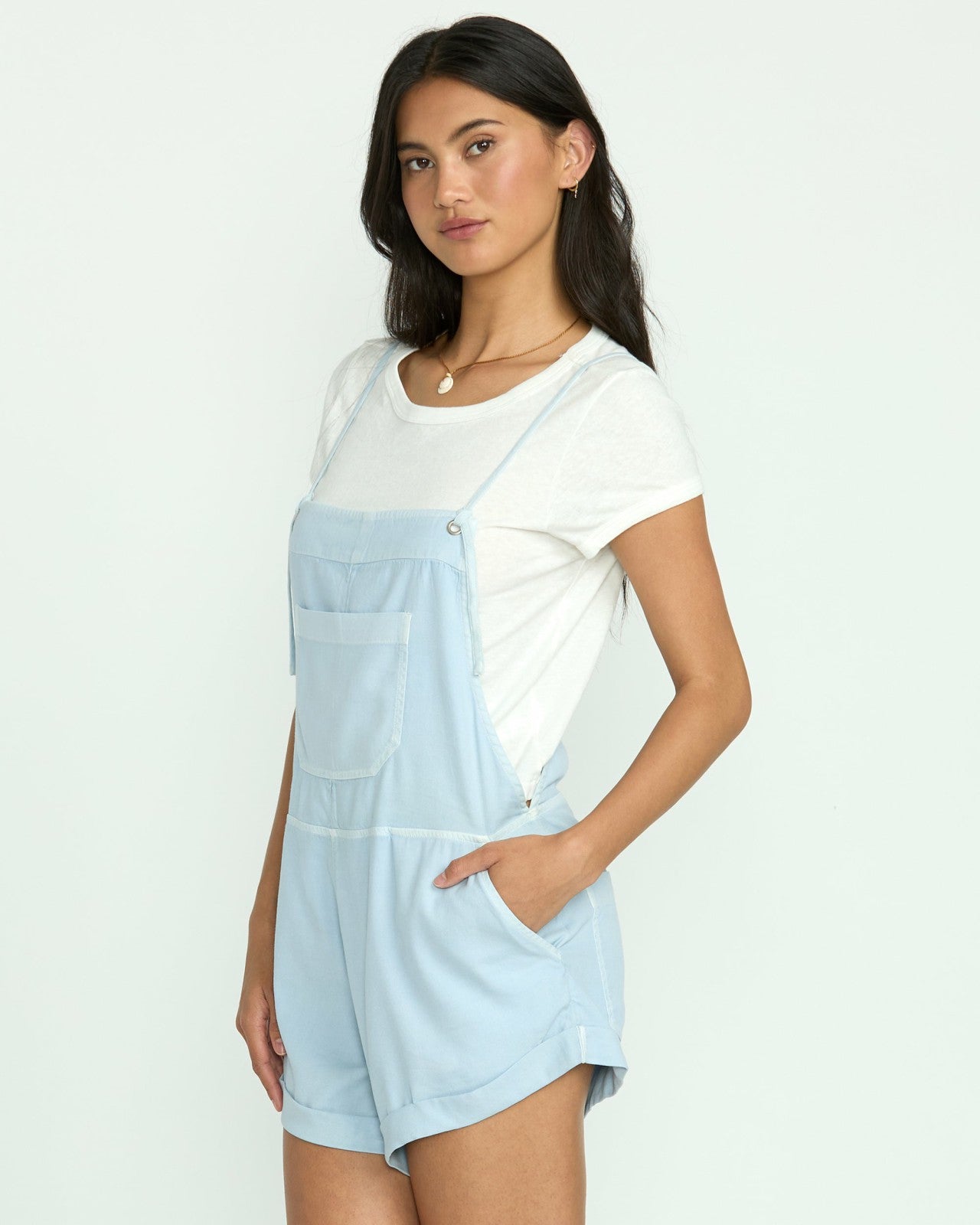 Wild Pursuit Romper | Washed Chambray Billabong