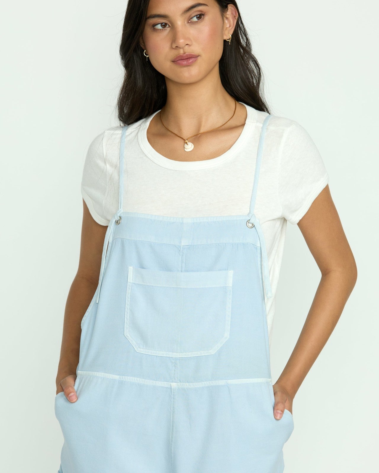 Wild Pursuit Romper | Washed Chambray Billabong