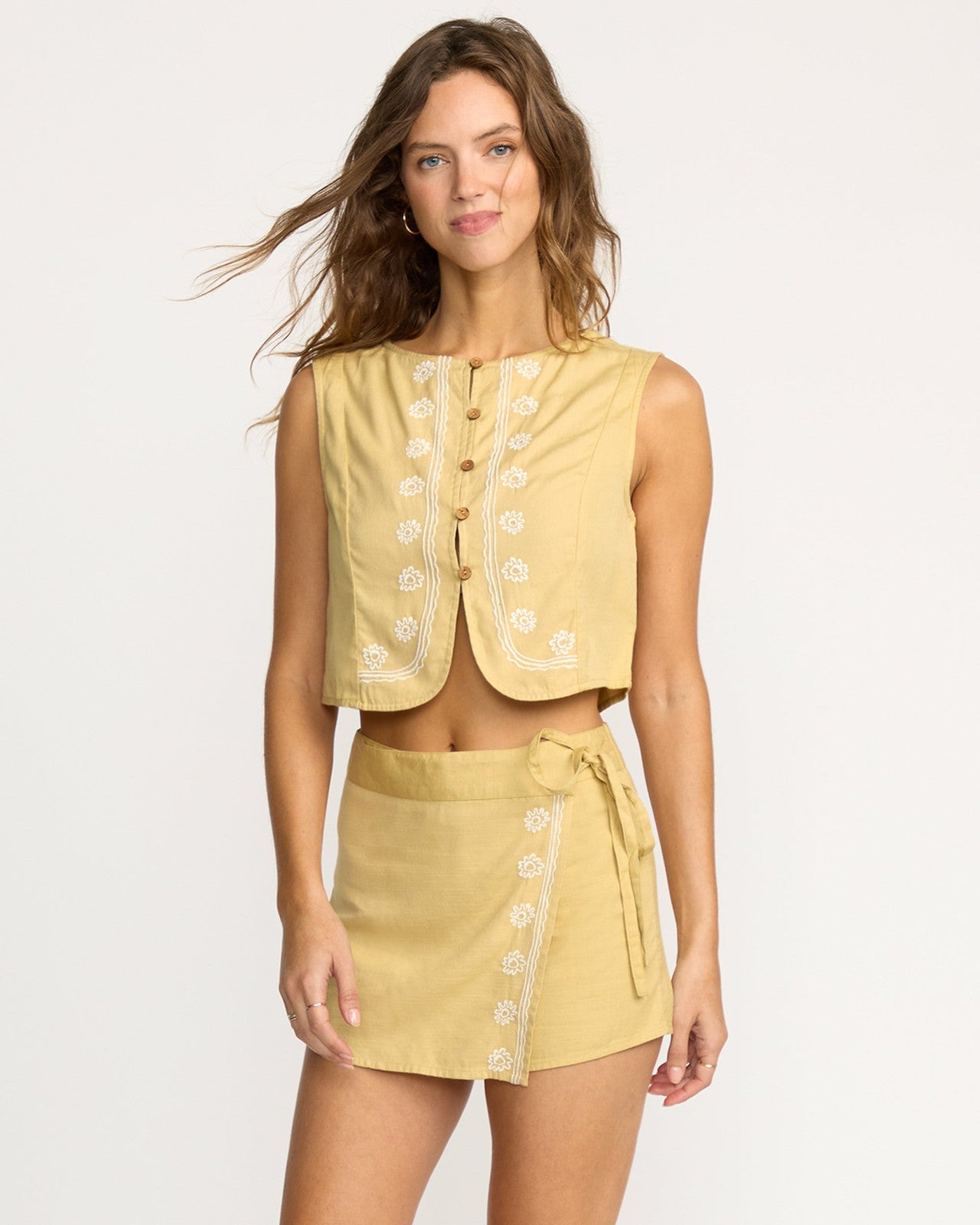 Your Crush Skort | Light Olive Billabong